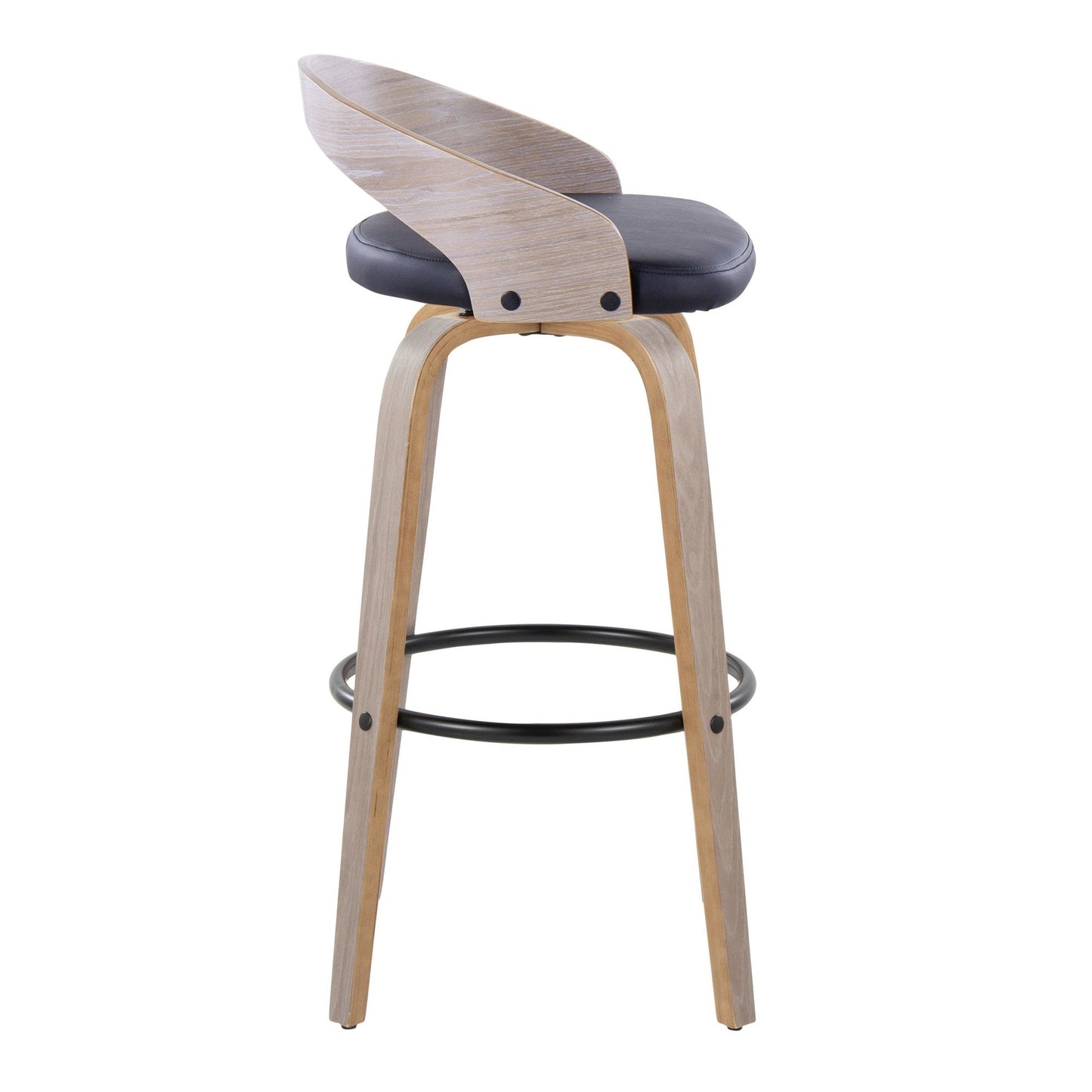 Majestic Office Furniture 30" Fixed-Height Barstool - Set of 2