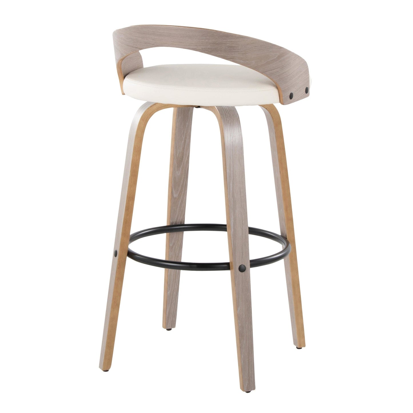 Majestic Office Furniture 30" Fixed-Height Barstool - Set of 2