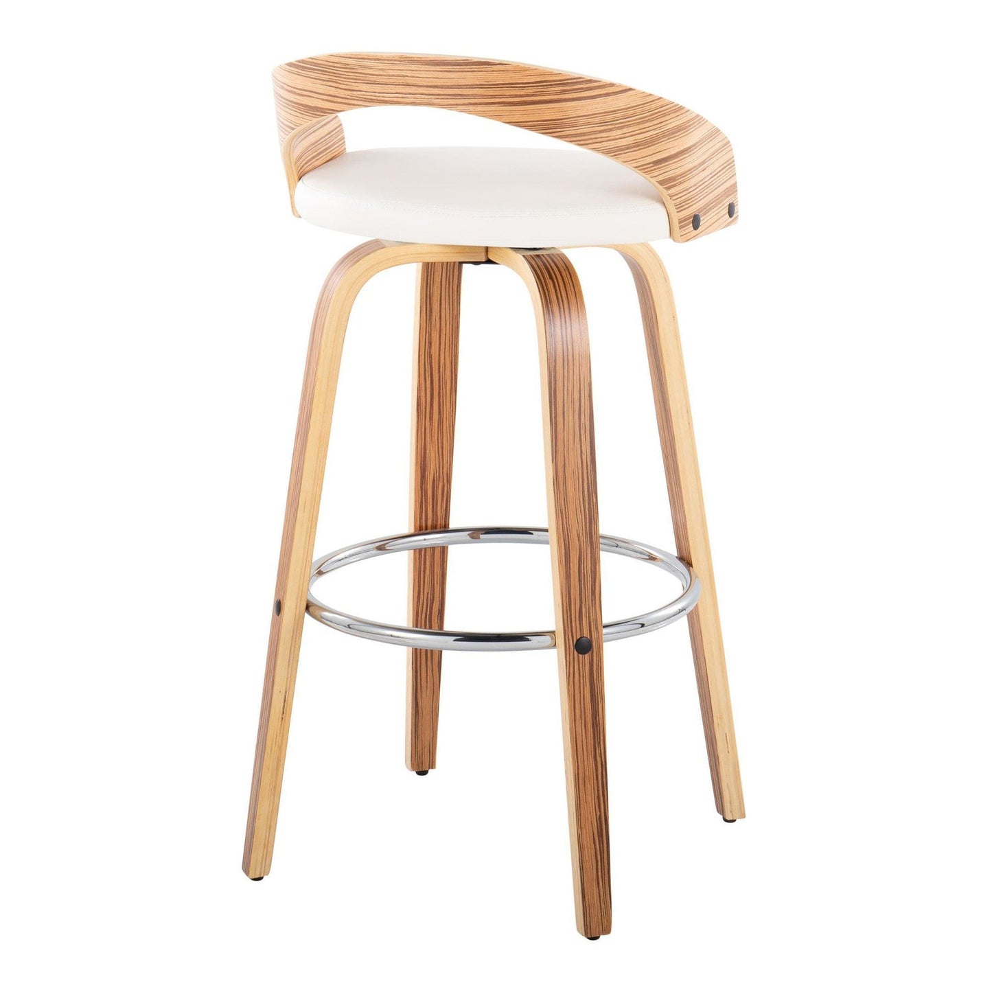 Majestic Office Furniture 30" Fixed-Height Barstool - Set of 2