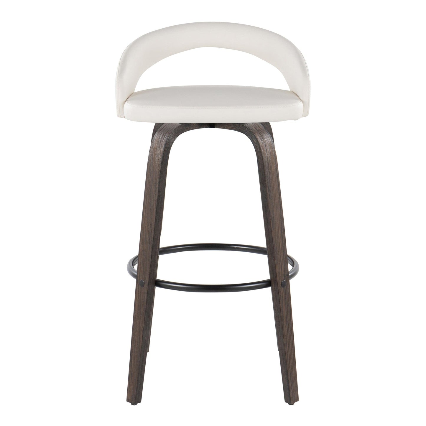 Majestic Office Furniture Upholstered 30" Fixed-Height Barstool - Set of 2