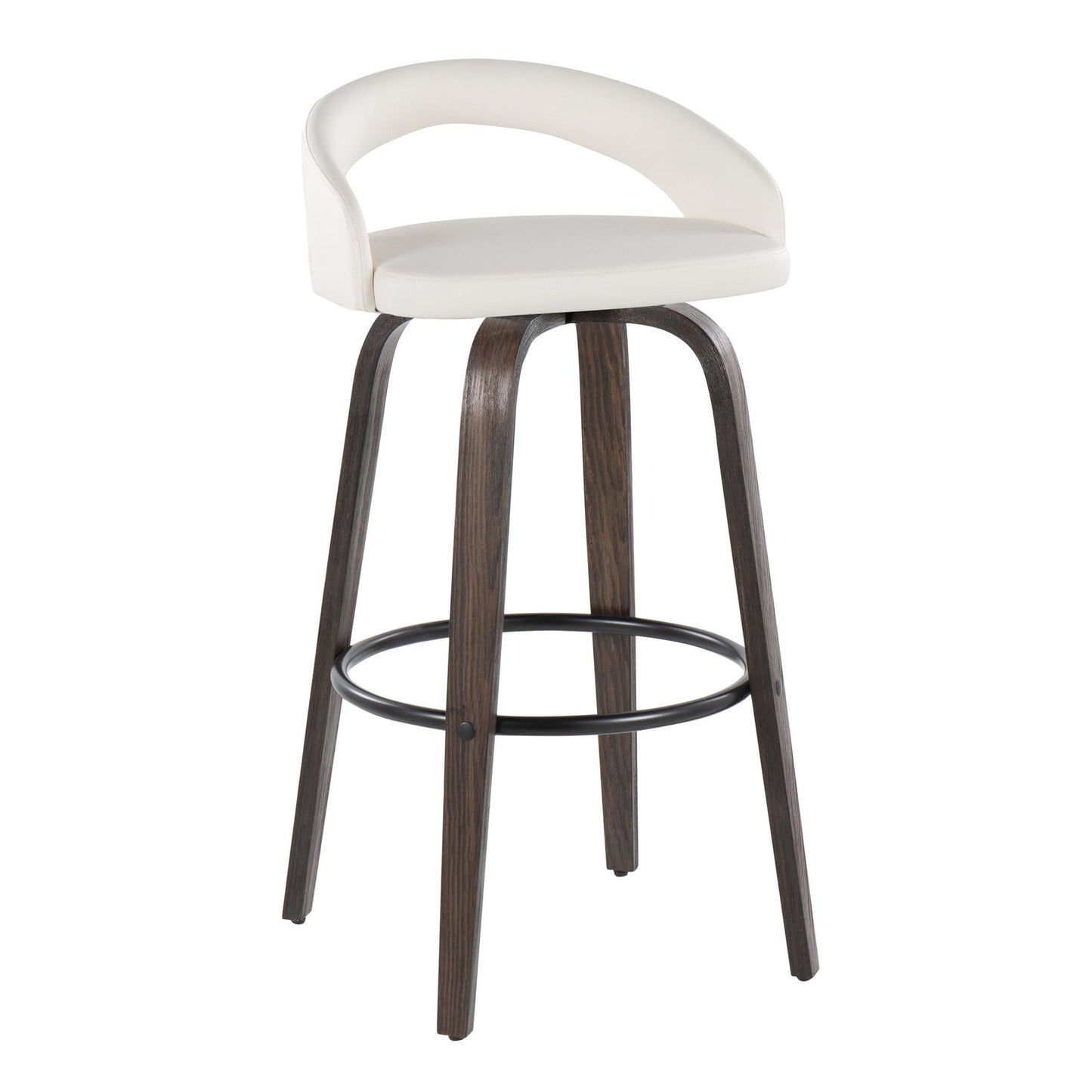 Majestic Office Furniture Upholstered 30" Fixed-Height Barstool - Set of 2