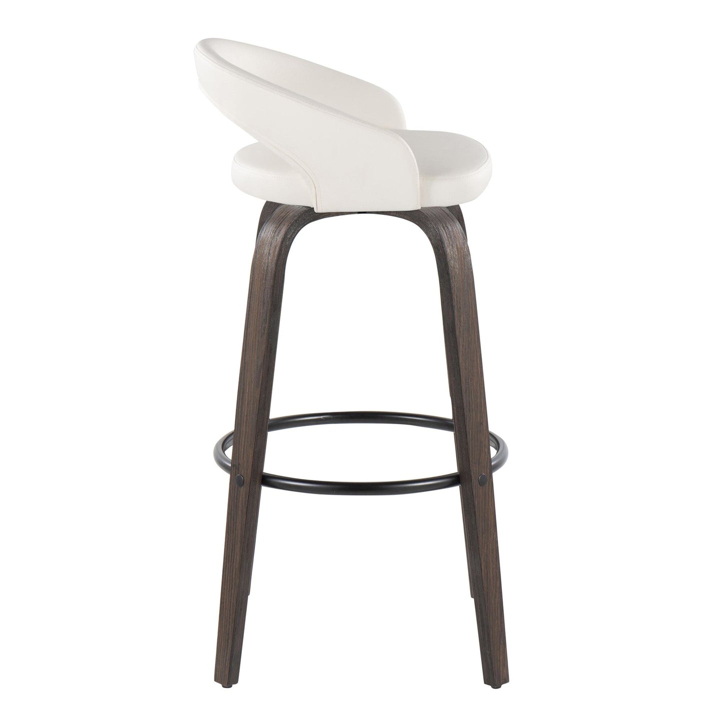 Majestic Office Furniture Upholstered 30" Fixed-Height Barstool - Set of 2