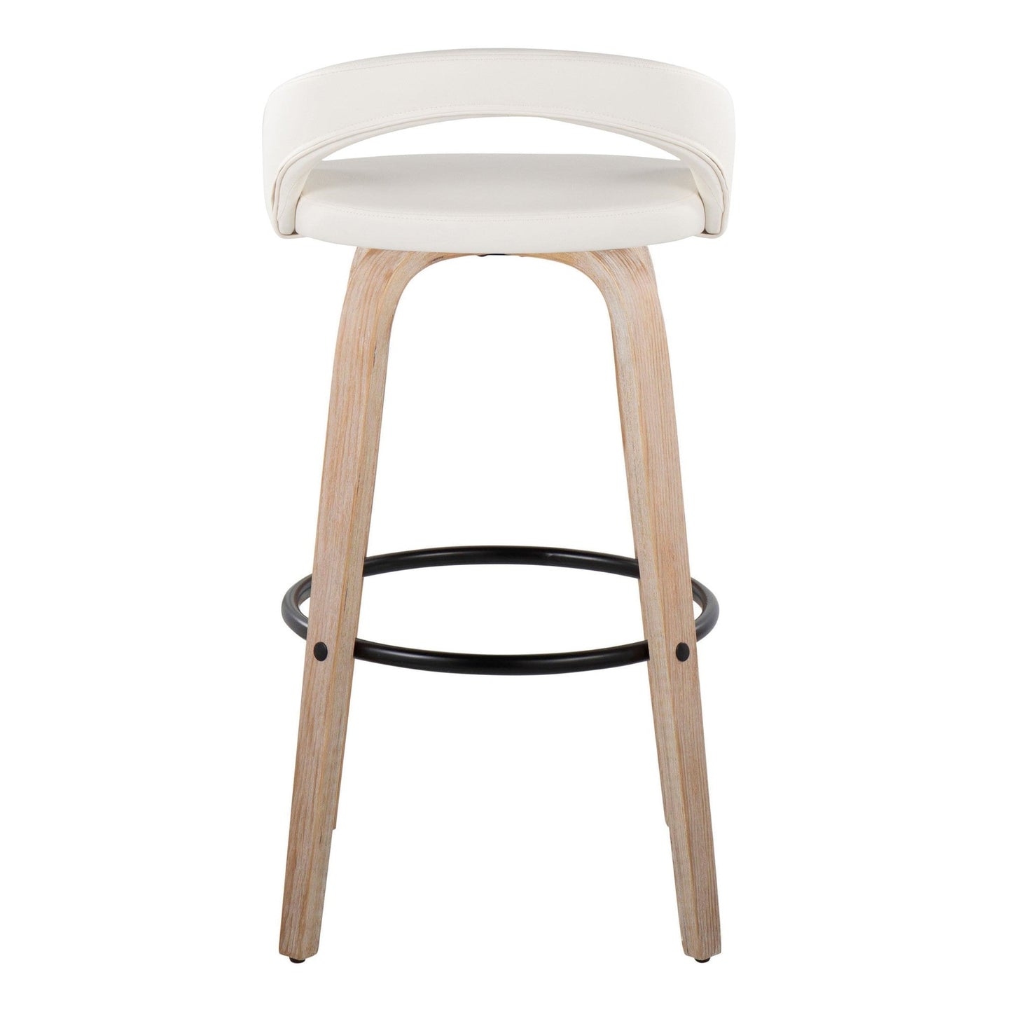 Majestic Office Furniture Upholstered 30" Fixed-Height Barstool - Set of 2