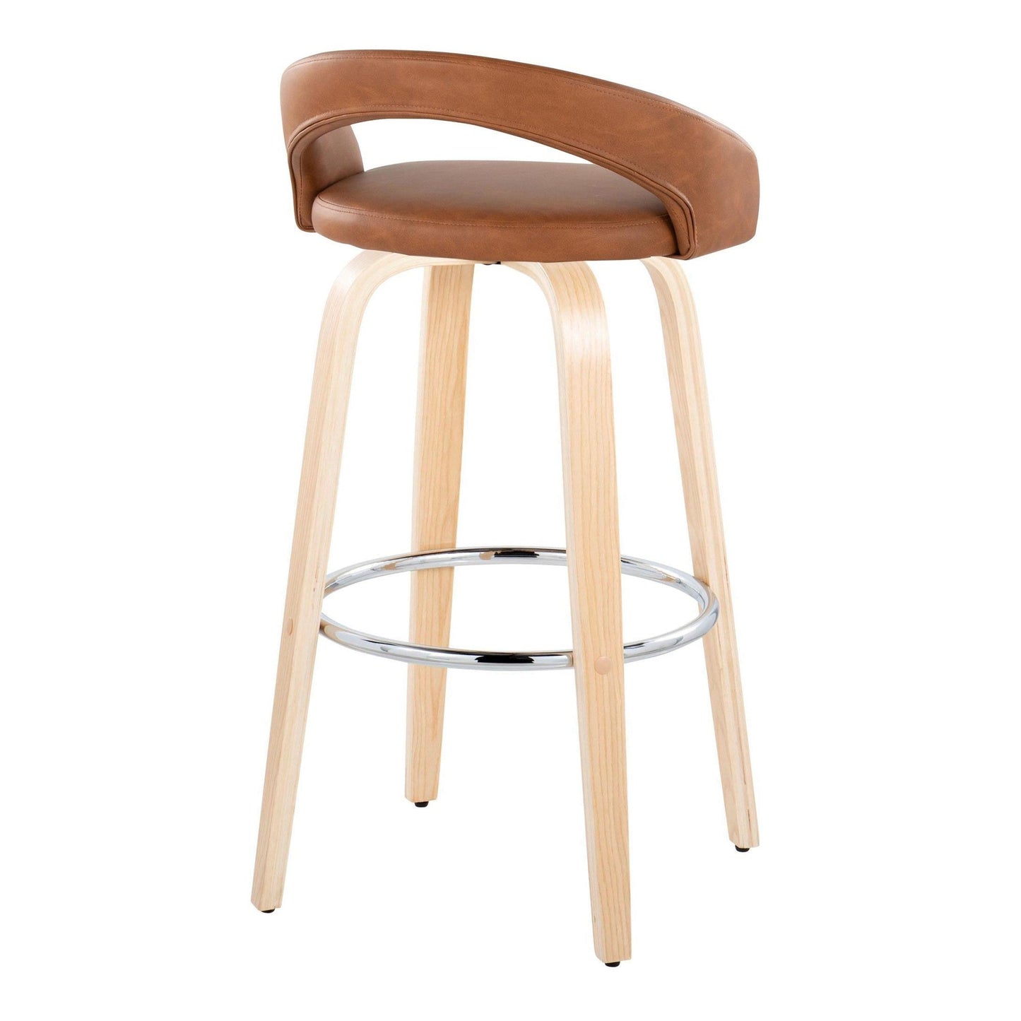 Majestic Office Furniture Upholstered 30" Fixed-Height Barstool - Set of 2