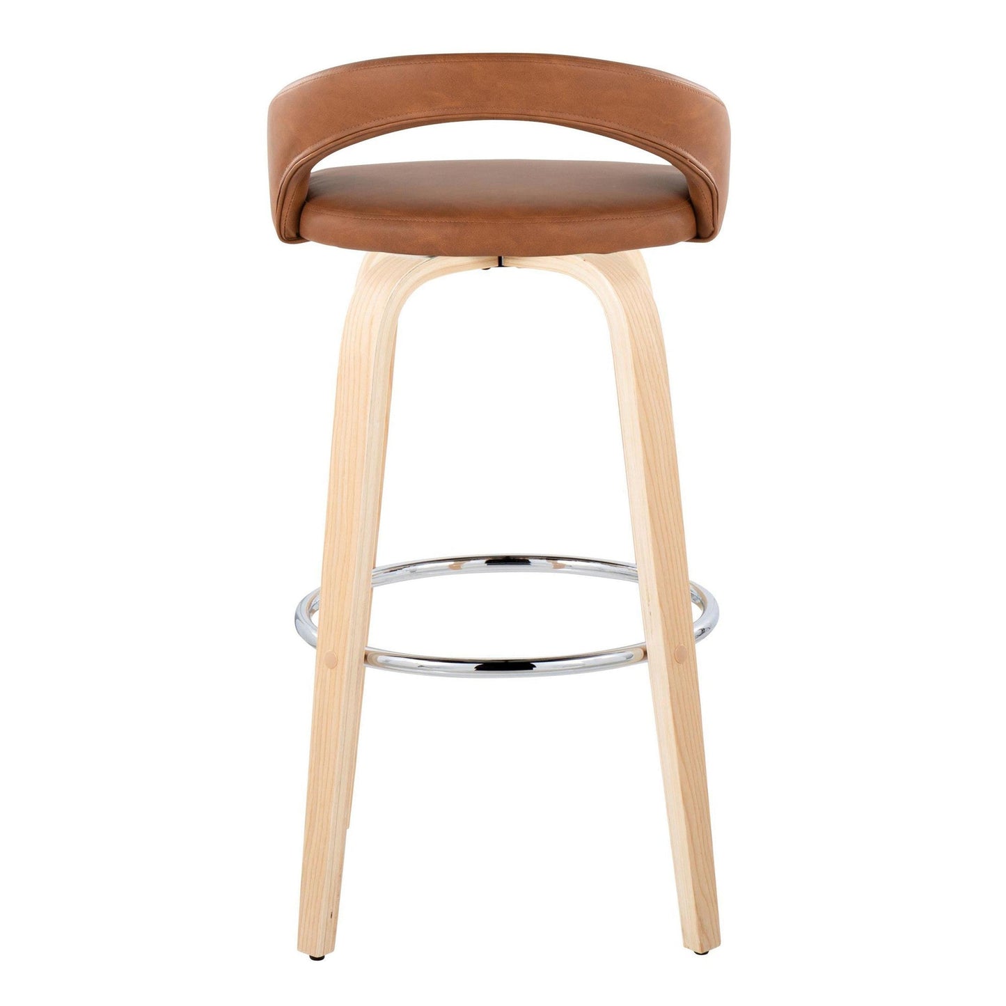 Majestic Office Furniture Upholstered 30" Fixed-Height Barstool - Set of 2