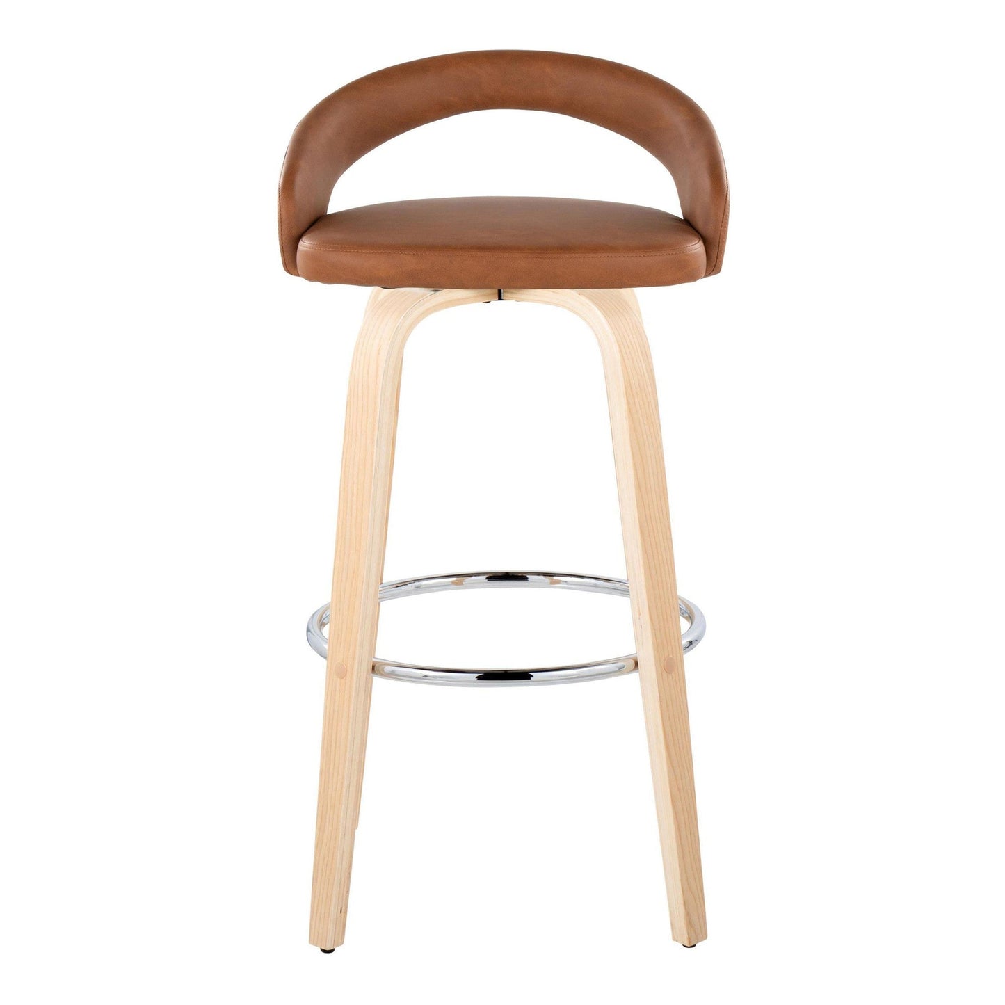 Majestic Office Furniture Upholstered 30" Fixed-Height Barstool - Set of 2