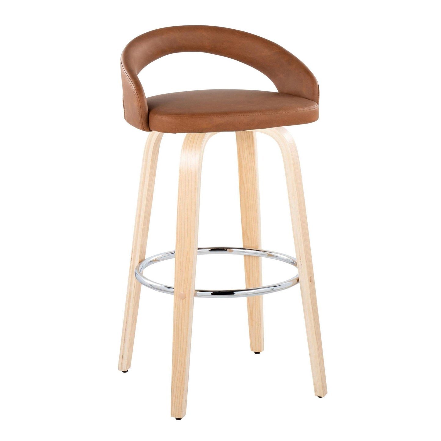 Majestic Office Furniture Upholstered 30" Fixed-Height Barstool - Set of 2