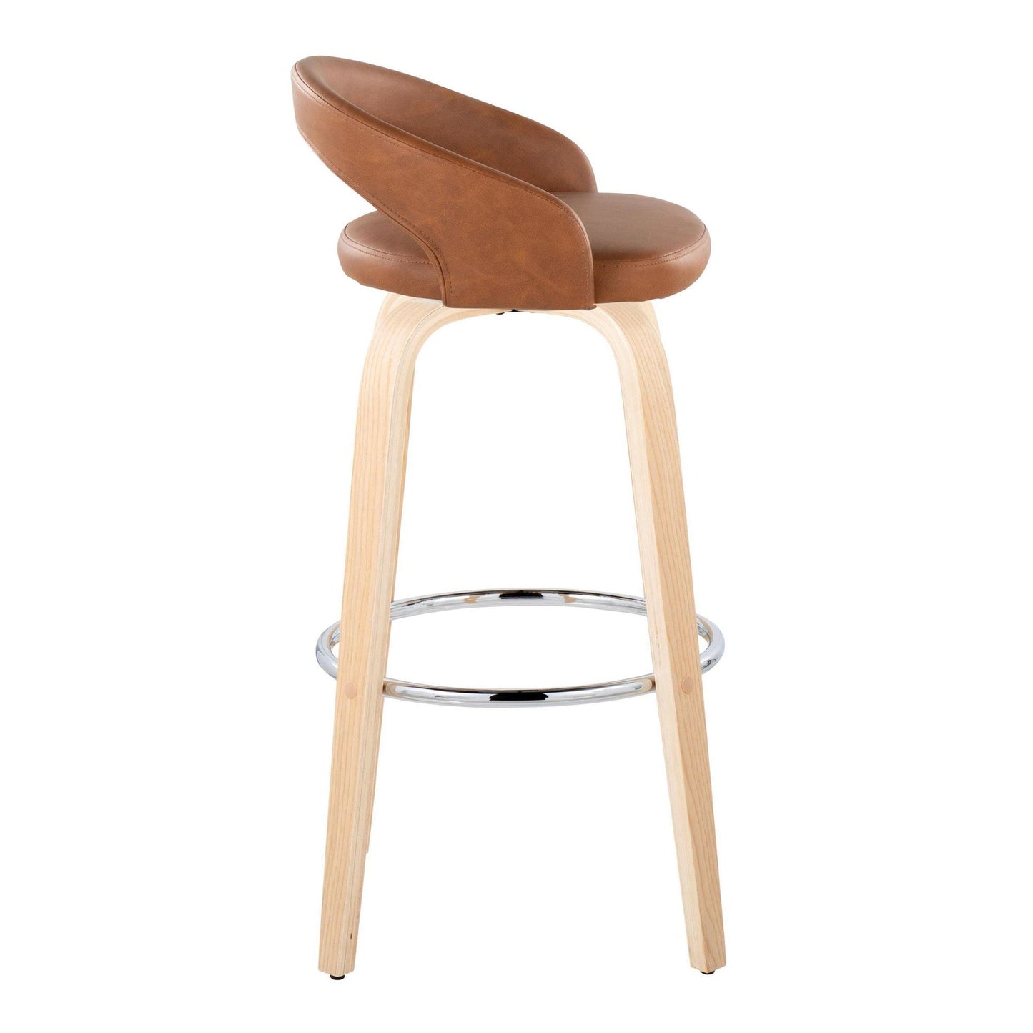 Majestic Office Furniture Upholstered 30" Fixed-Height Barstool - Set of 2
