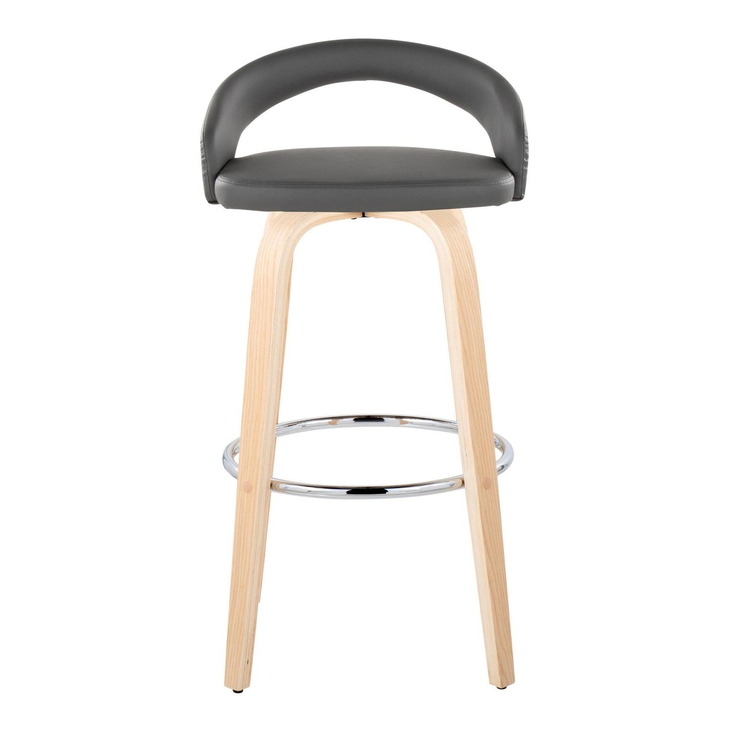 Majestic Office Furniture Upholstered 30" Fixed-Height Barstool - Set of 2