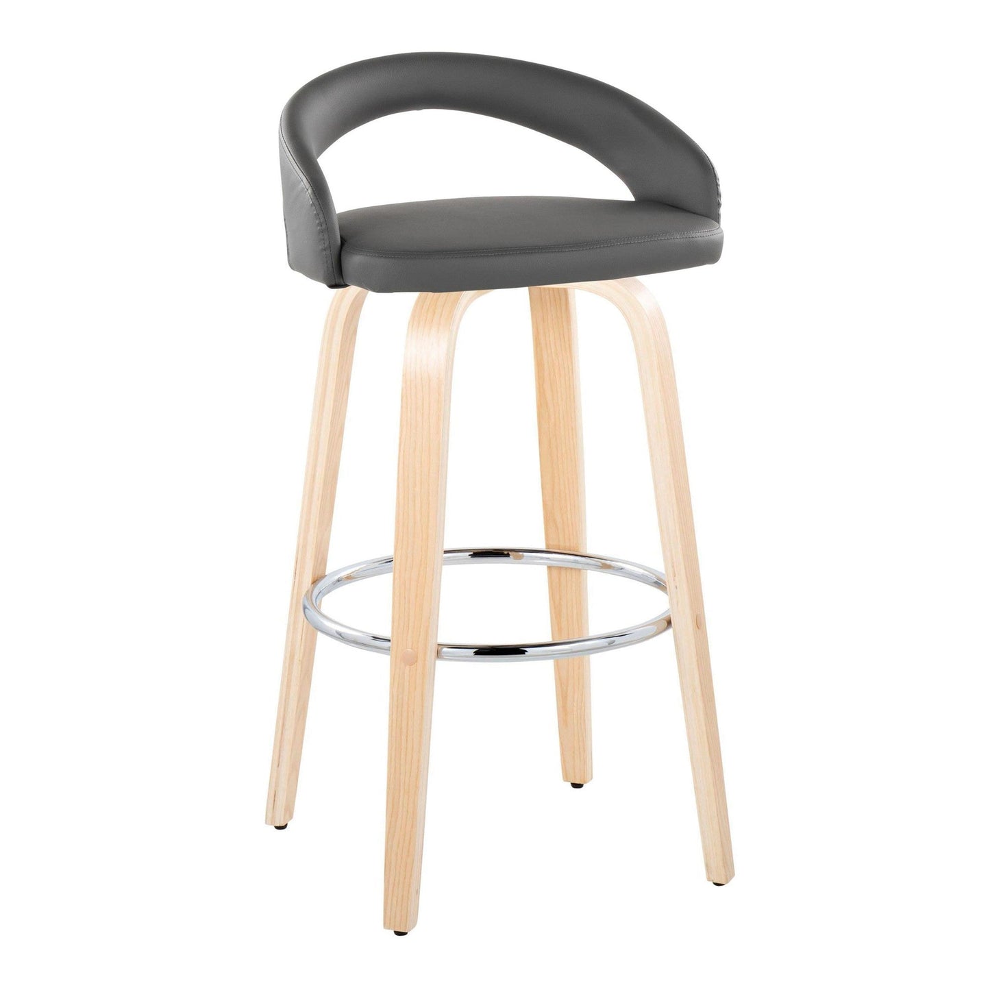 Majestic Office Furniture Upholstered 30" Fixed-Height Barstool - Set of 2