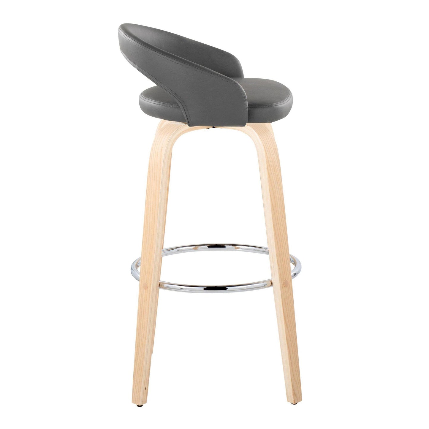 Majestic Office Furniture Upholstered 30" Fixed-Height Barstool - Set of 2