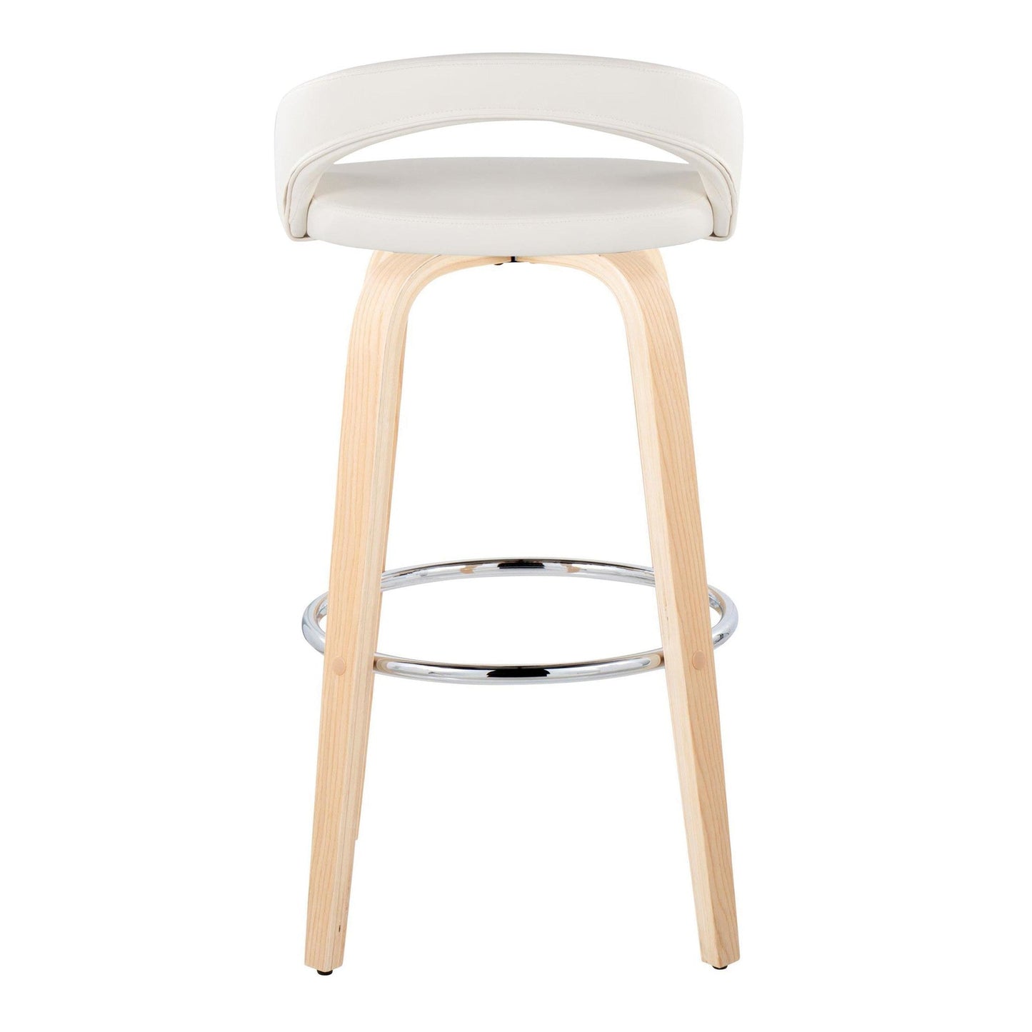 Majestic Office Furniture Upholstered 30" Fixed-Height Barstool - Set of 2