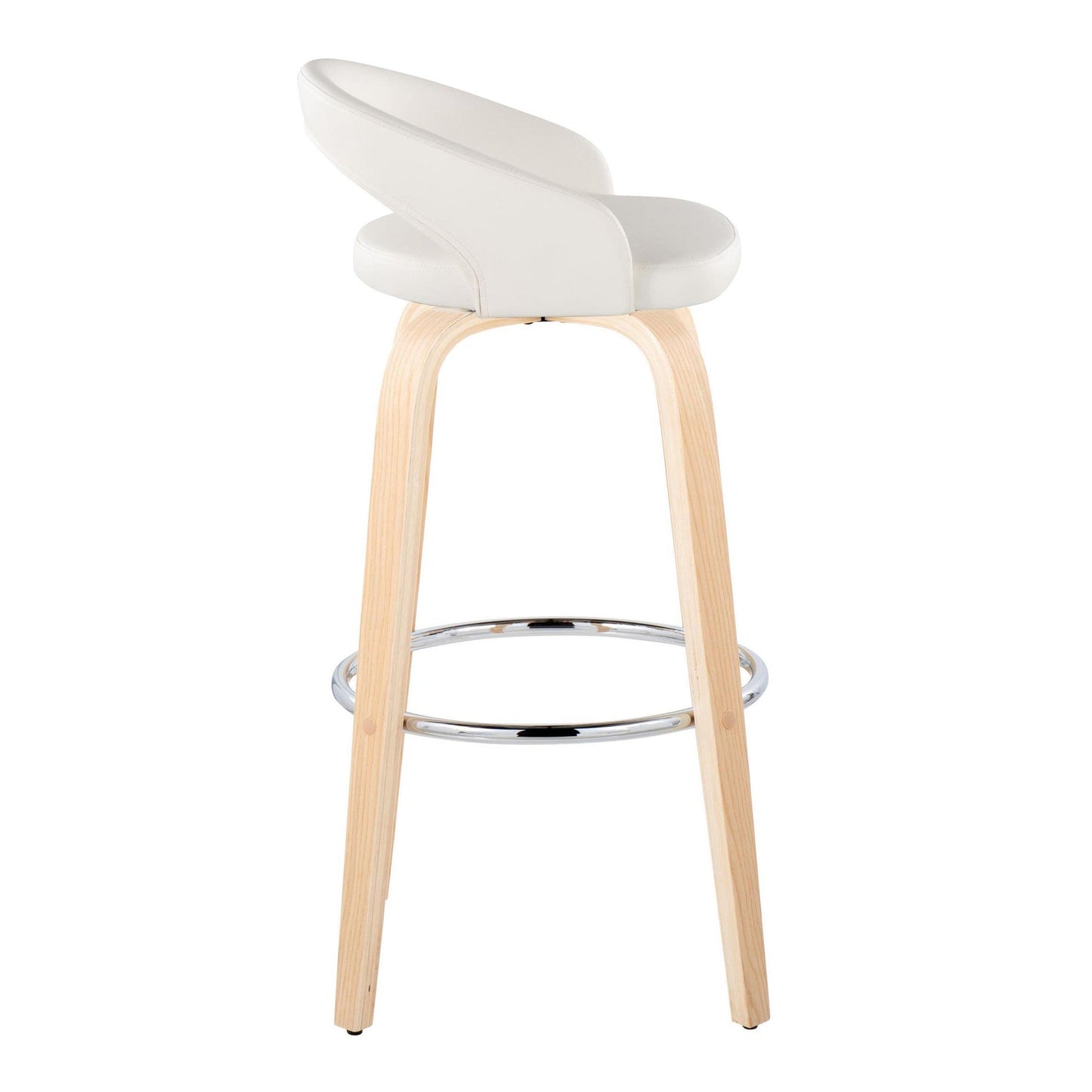 Majestic Office Furniture Upholstered 30" Fixed-Height Barstool - Set of 2