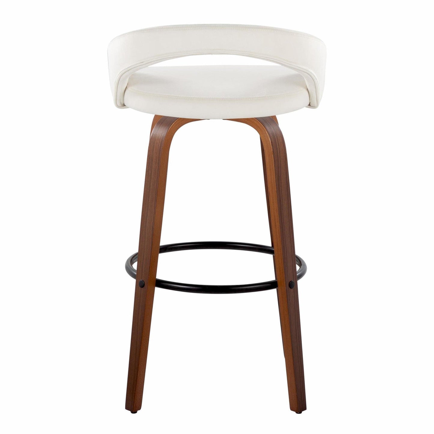 Majestic Office Furniture Upholstered 30" Fixed-Height Barstool - Set of 2