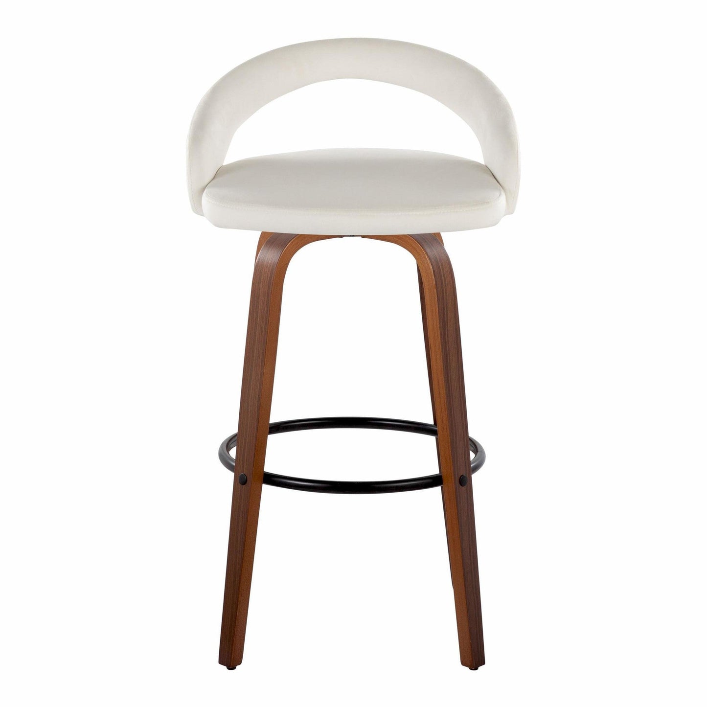 Majestic Office Furniture Upholstered 30" Fixed-Height Barstool - Set of 2
