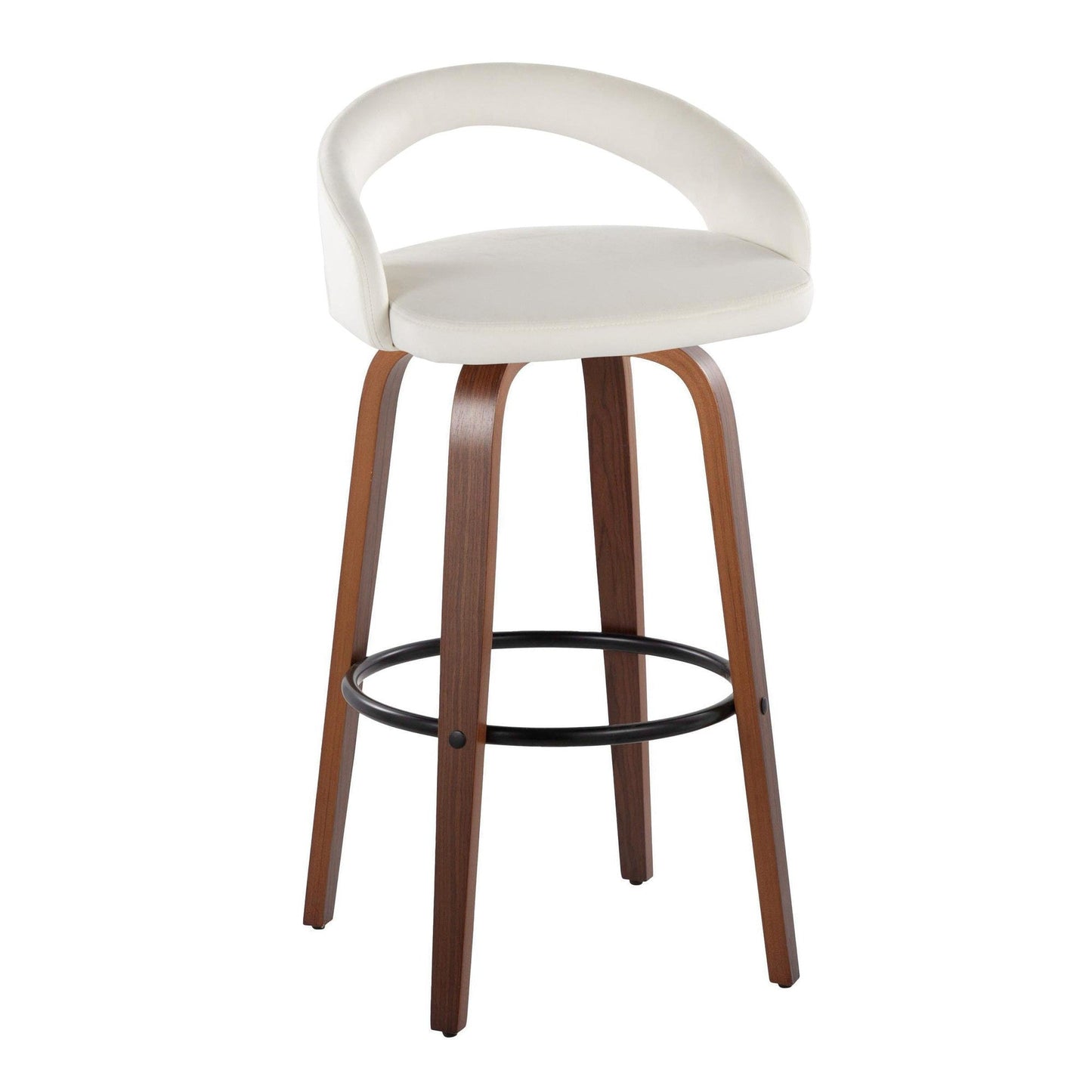Majestic Office Furniture Upholstered 30" Fixed-Height Barstool - Set of 2