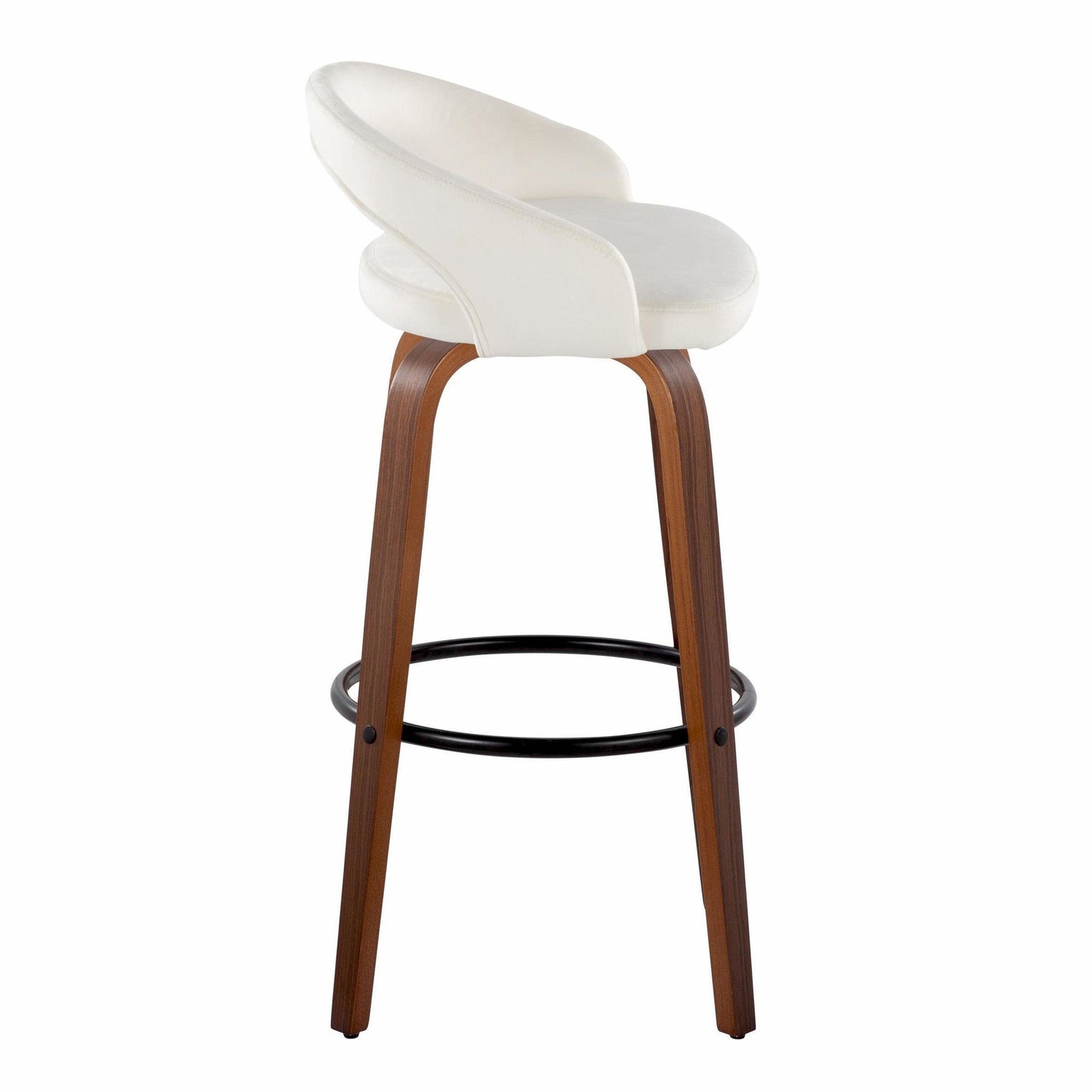 Majestic Office Furniture Upholstered 30" Fixed-Height Barstool - Set of 2