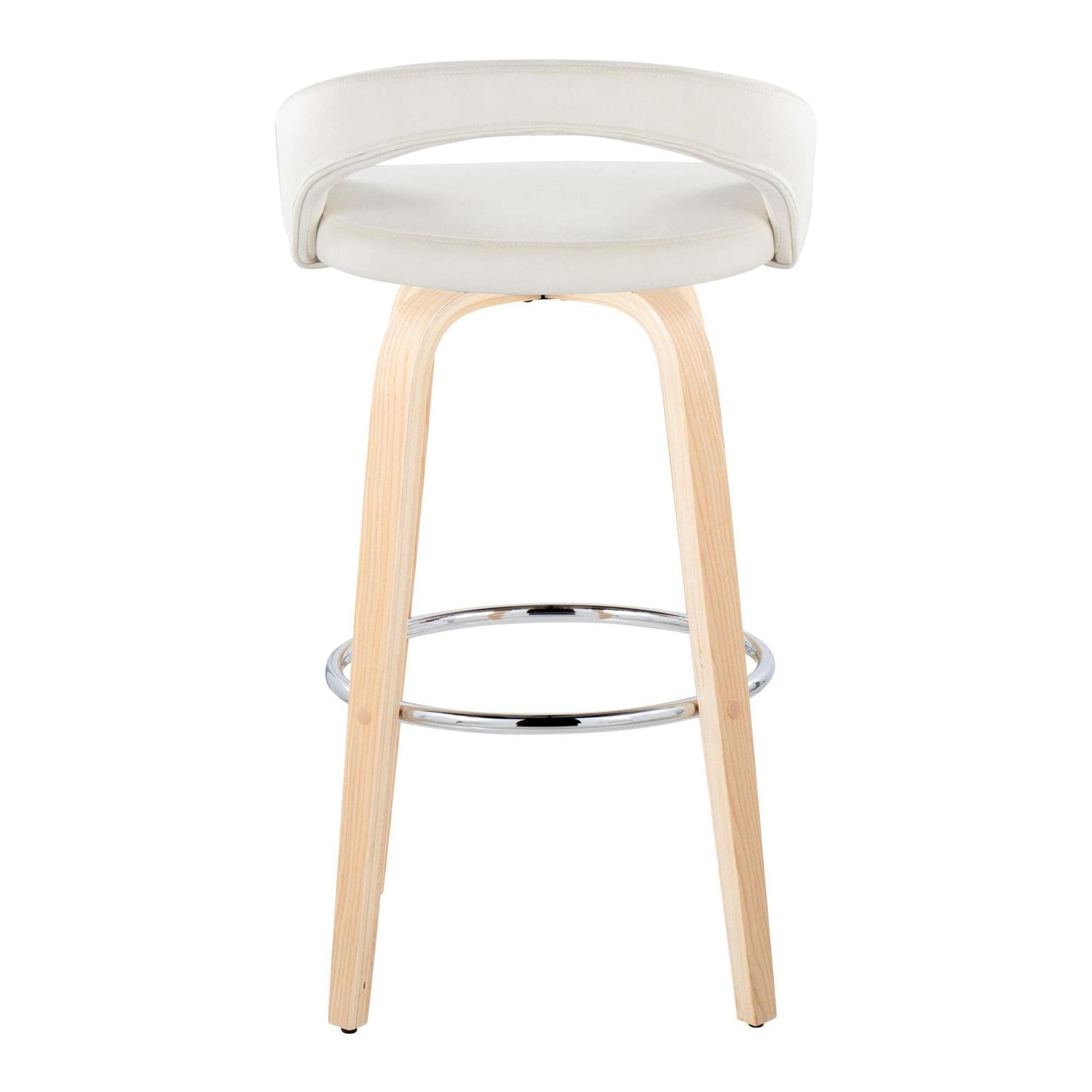 Majestic Office Furniture Upholstered 30" Fixed-Height Barstool - Set of 2