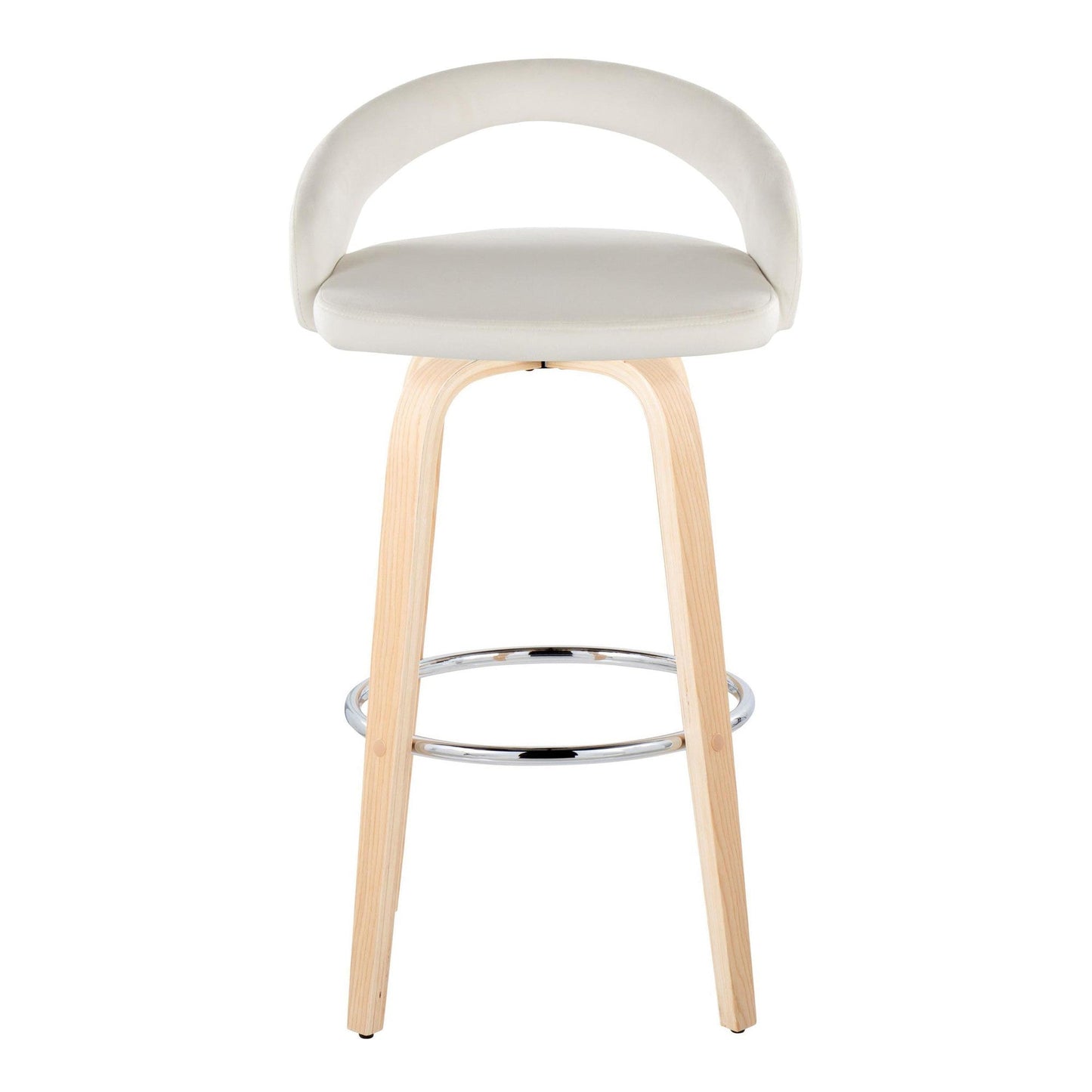 Majestic Office Furniture Upholstered 30" Fixed-Height Barstool - Set of 2