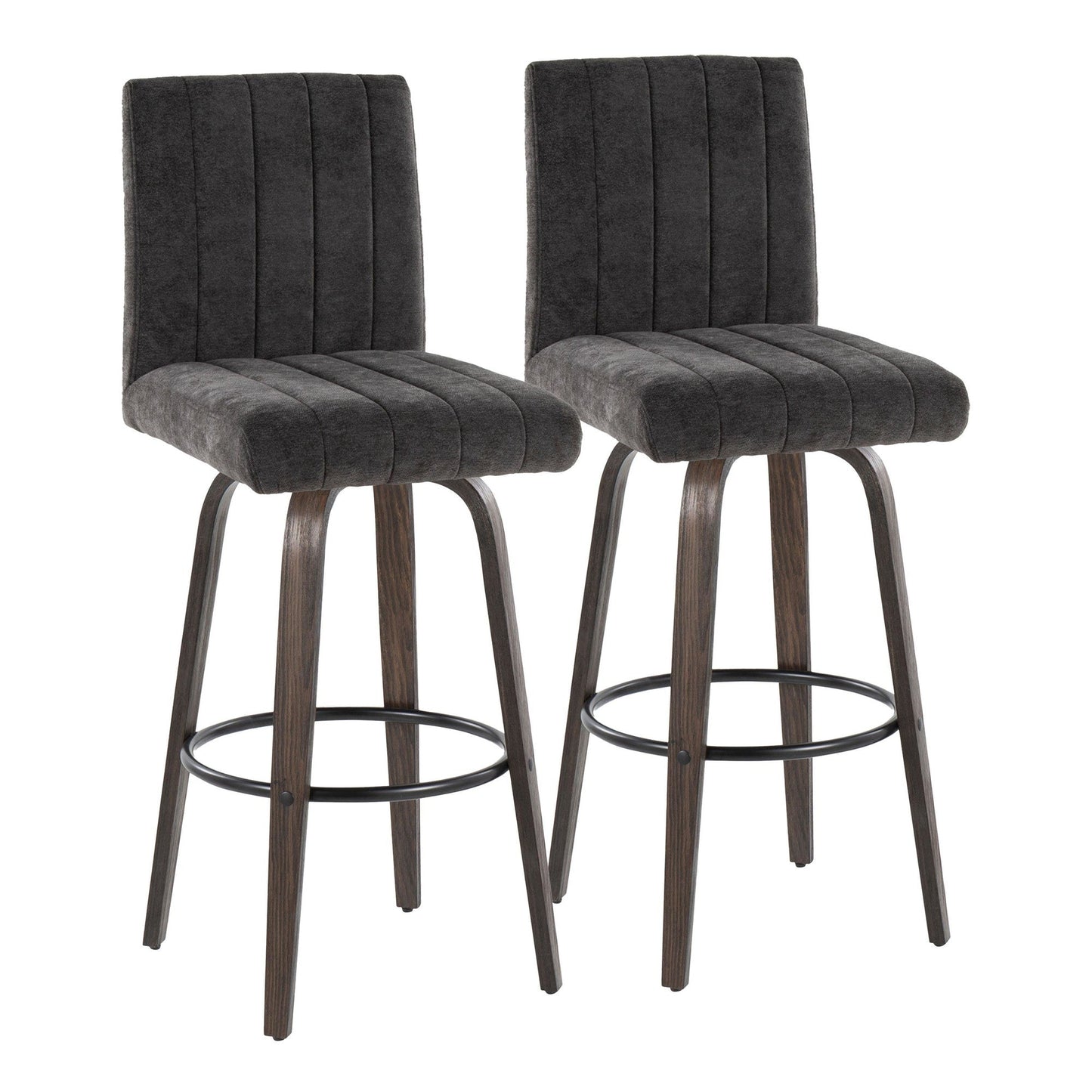 Majestic Office Furniture 30" Fixed-Height Barstool - Set of 2