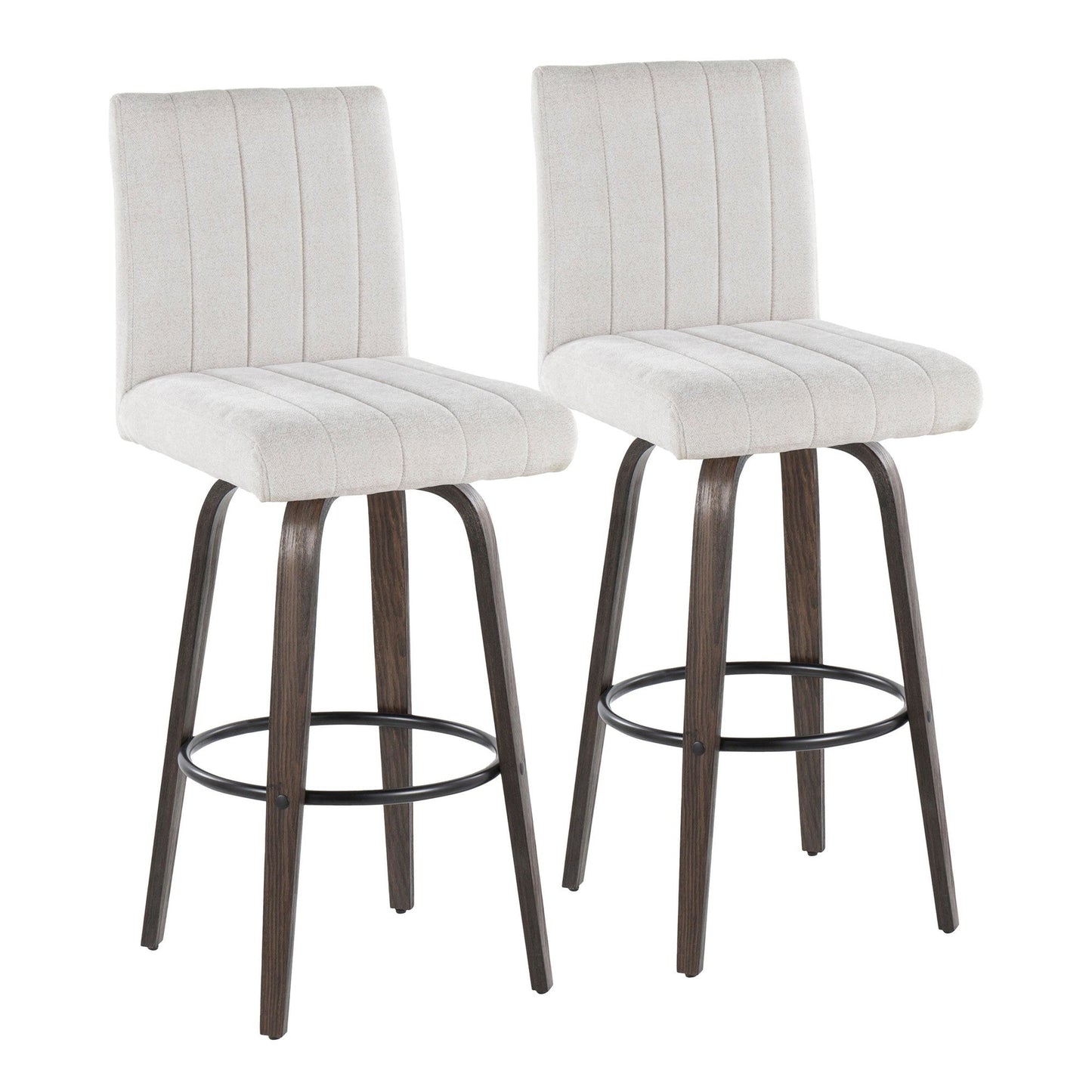 Majestic Office Furniture 30" Fixed-Height Barstool - Set of 2