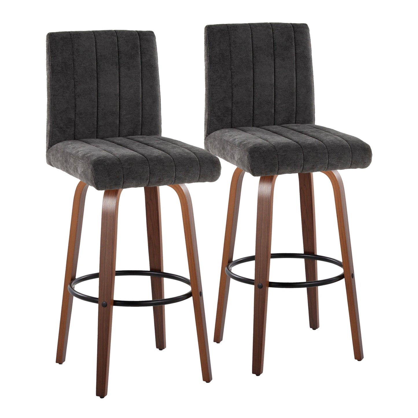 Majestic Office Furniture 30" Fixed-Height Barstool - Set of 2