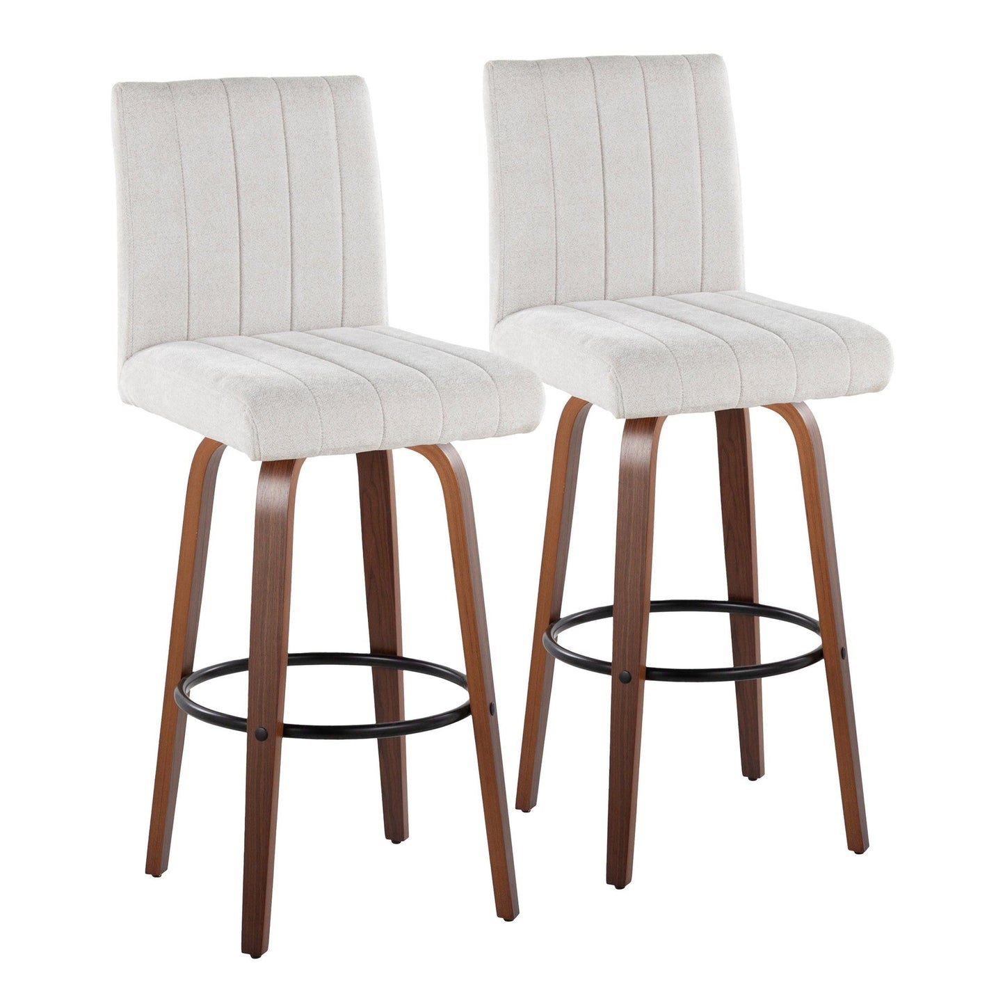 Majestic Office Furniture 30" Fixed-Height Barstool - Set of 2