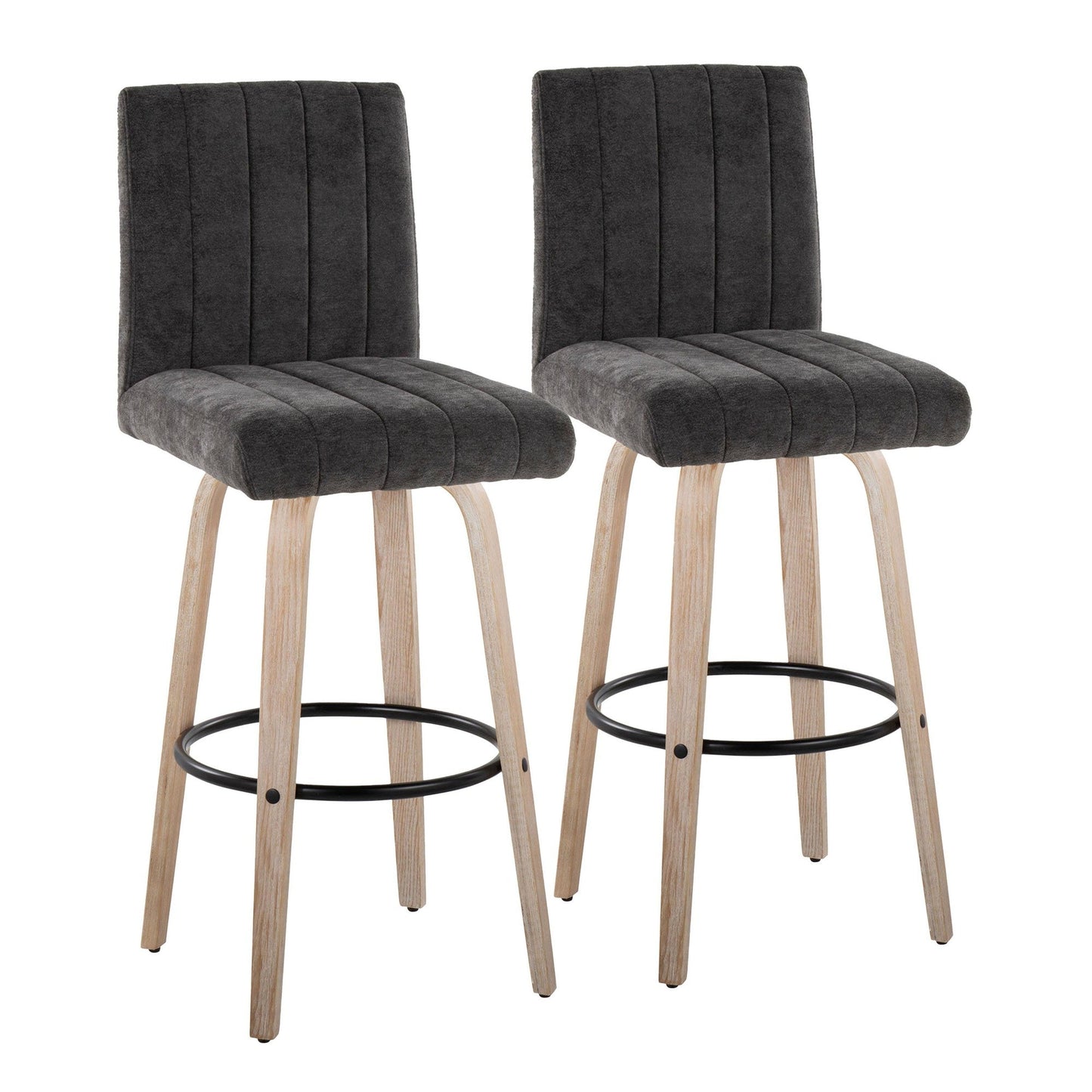 Majestic Office Furniture 30" Fixed-Height Barstool - Set of 2