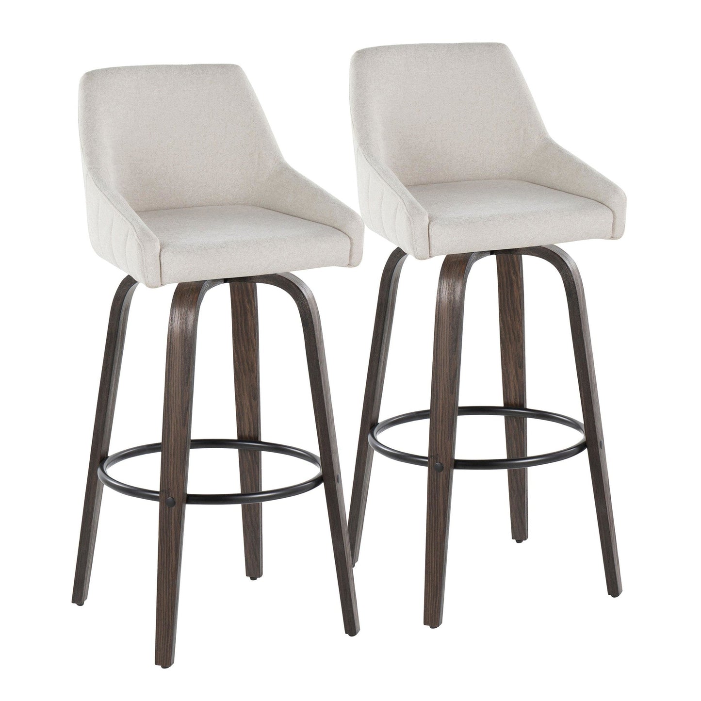 Majestic Office Furniture 30" Fixed-Height Barstool - Set of 2