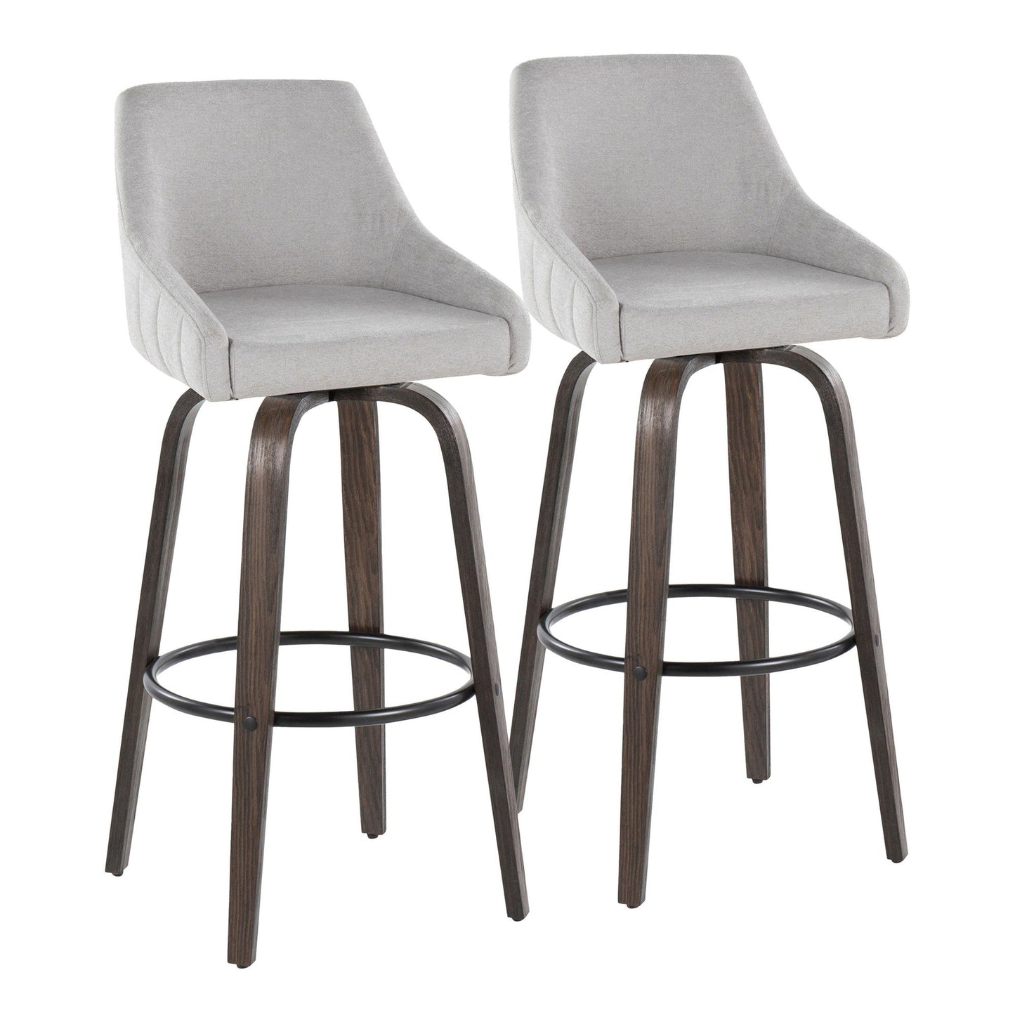Majestic Office Furniture 30" Fixed-Height Barstool - Set of 2