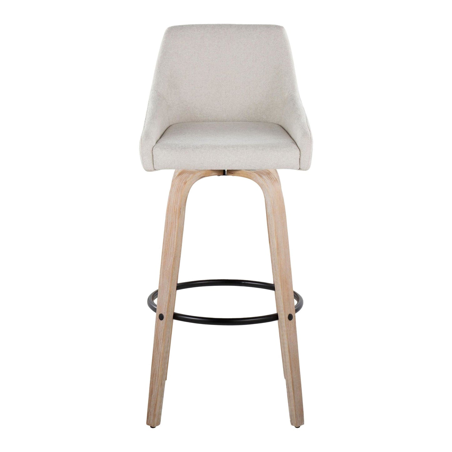 Majestic Office Furniture 30" Fixed-Height Barstool - Set of 2