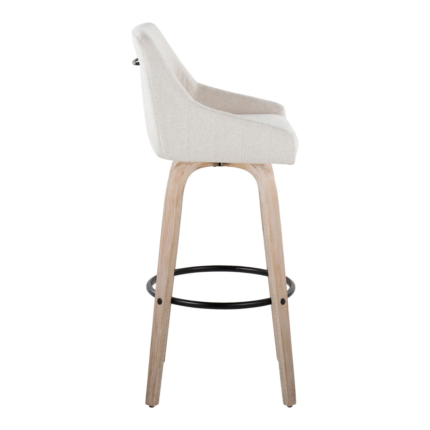 Majestic Office Furniture 30" Fixed-Height Barstool - Set of 2