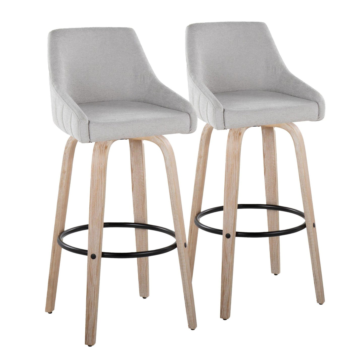Majestic Office Furniture 30" Fixed-Height Barstool - Set of 2