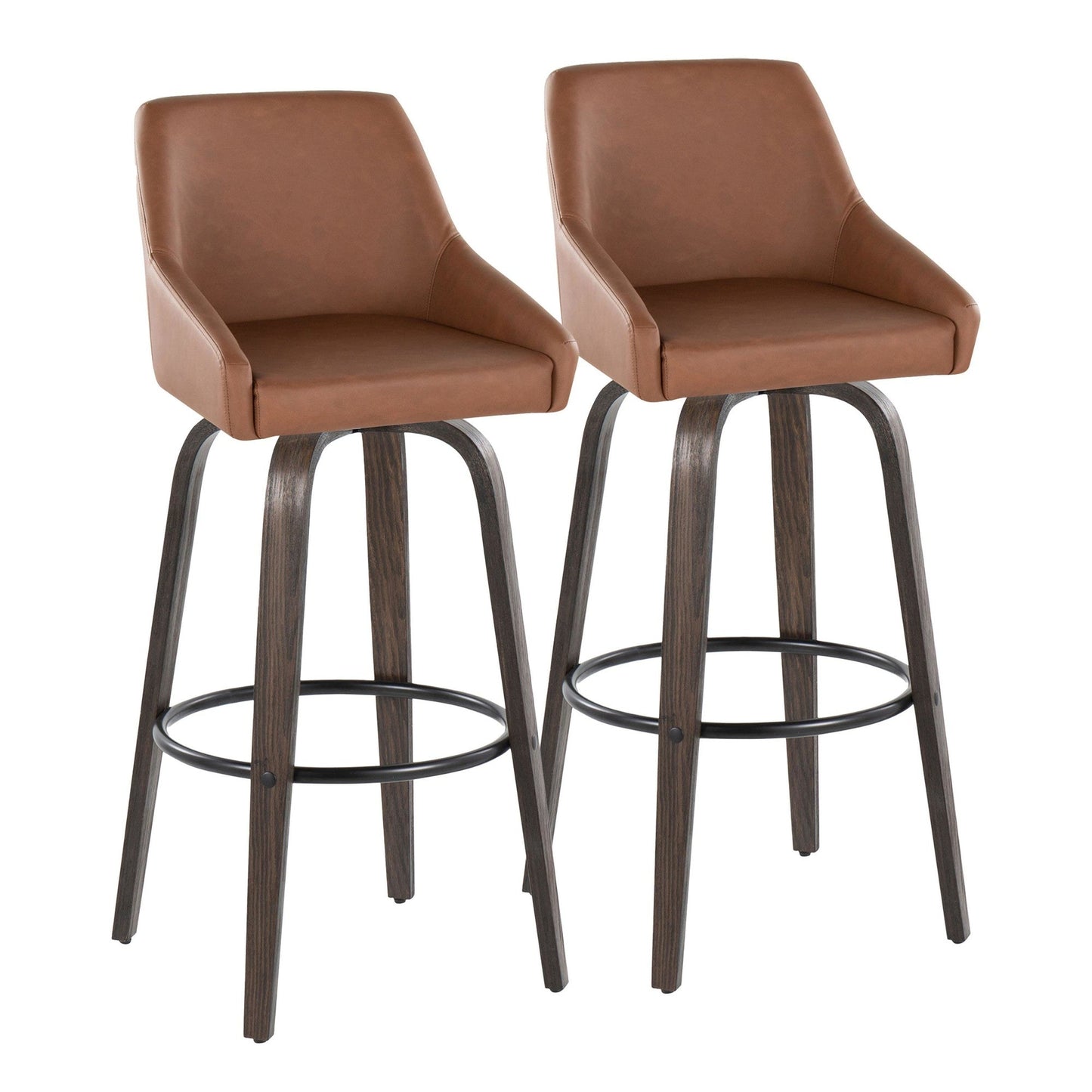 Majestic Office Furniture 30" Fixed-Height Barstool - Set of 2