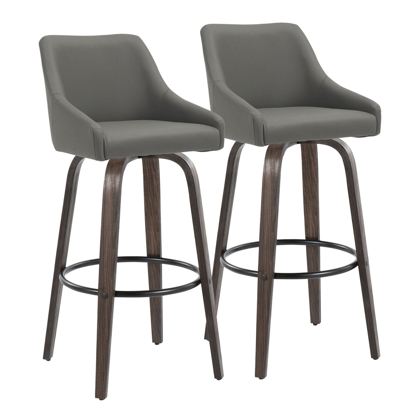Majestic Office Furniture 30" Fixed-Height Barstool - Set of 2