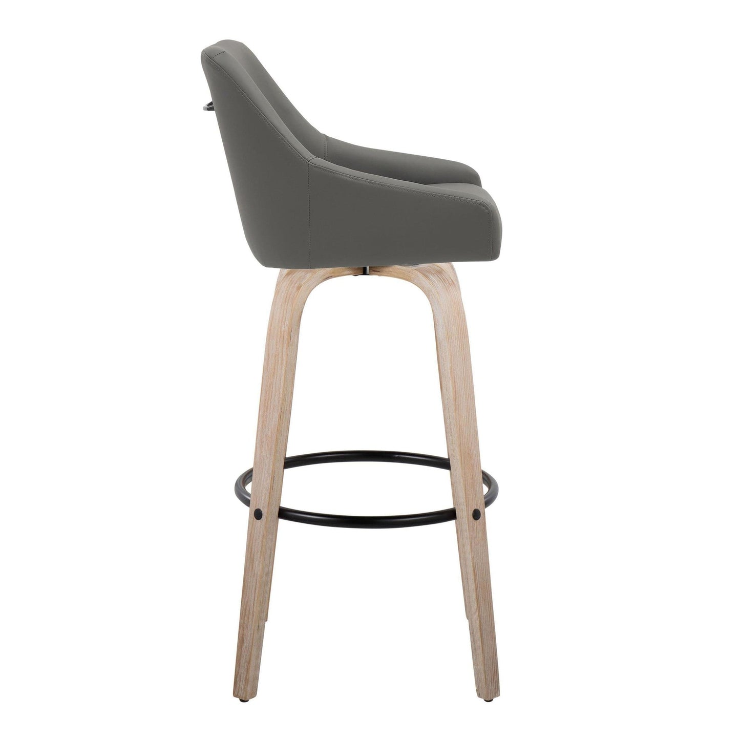 Majestic Office Furniture 30" Fixed-Height Barstool - Set of 2