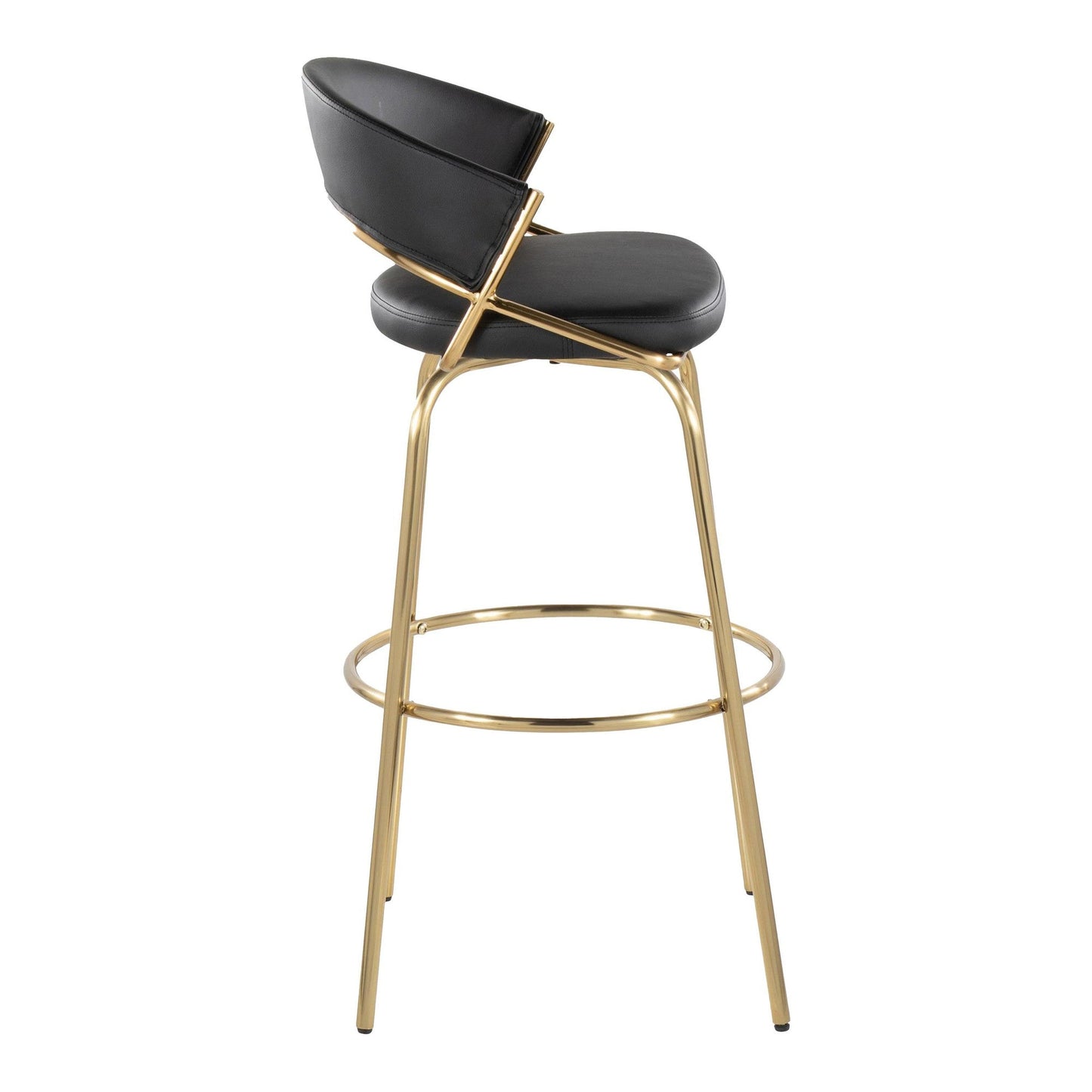 Majestic Office Furniture 30" Fixed-Height Barstool - Set of 2