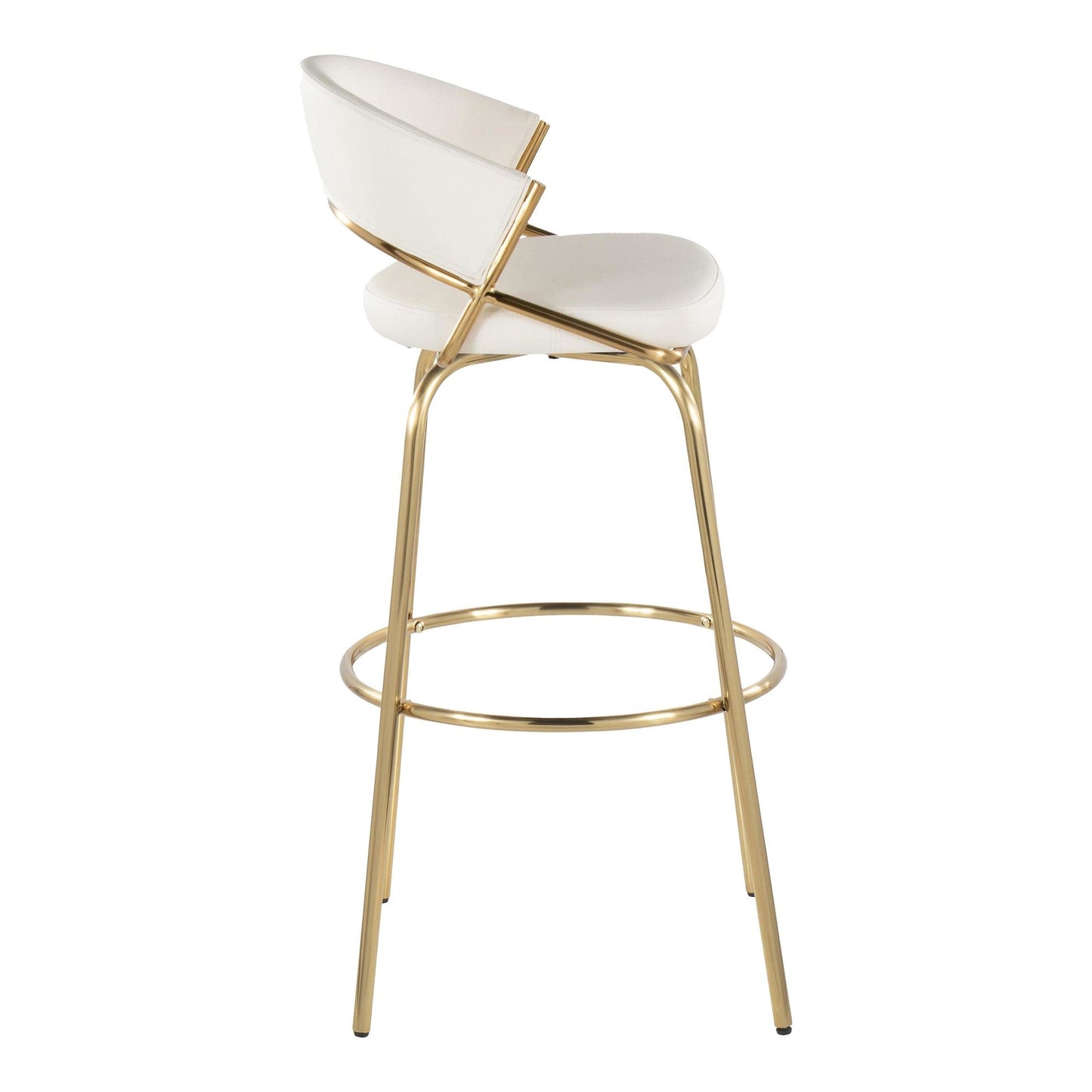 Majestic Office Furniture 30" Fixed-Height Barstool - Set of 2