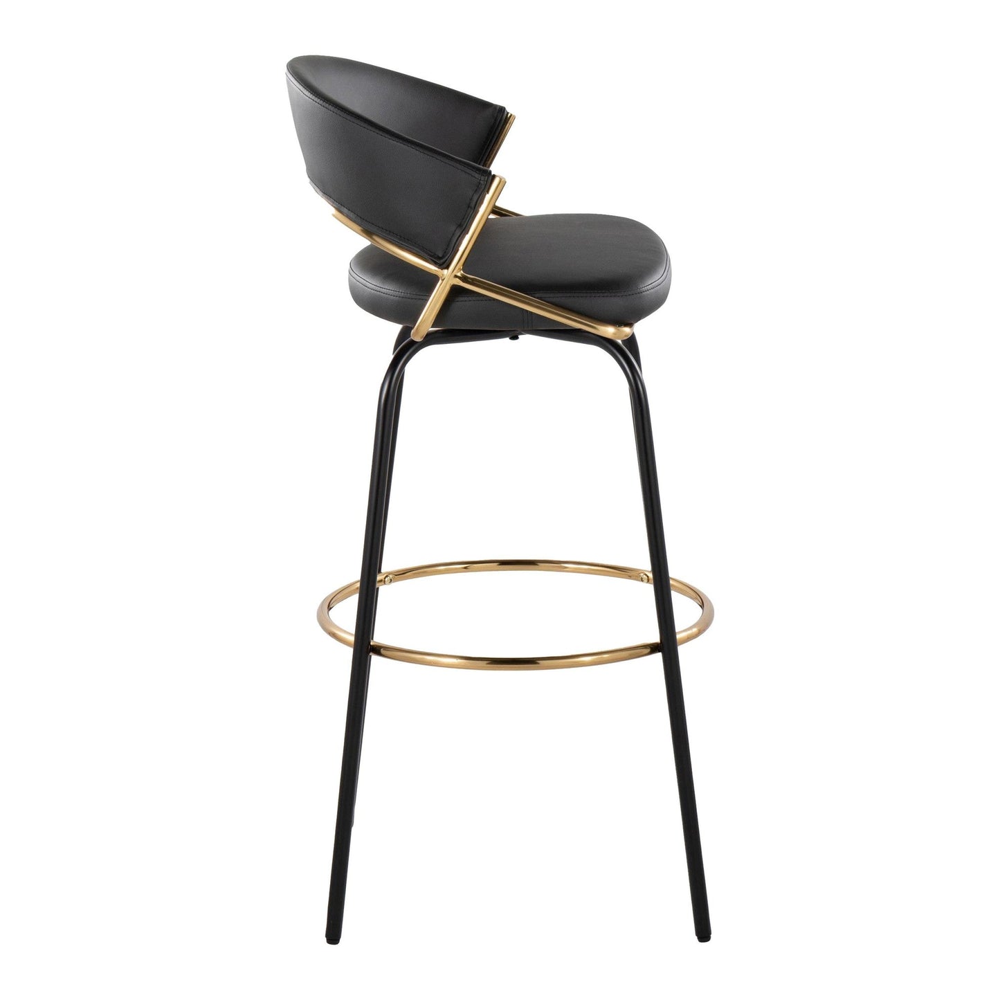 Majestic Office Furniture 30" Fixed-Height Barstool - Set of 2