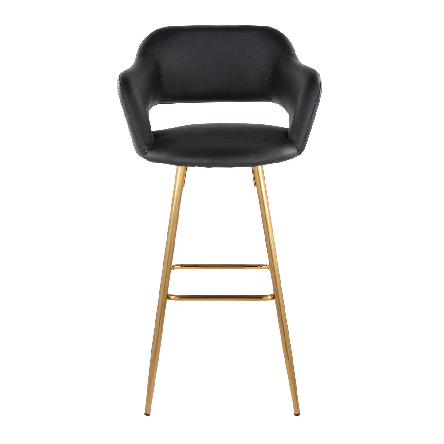 Majestic Office Furniture 30" Fixed-Height Barstool - Set of 2