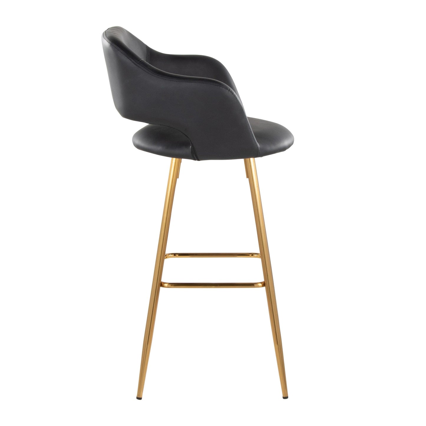 Majestic Office Furniture 30" Fixed-Height Barstool - Set of 2