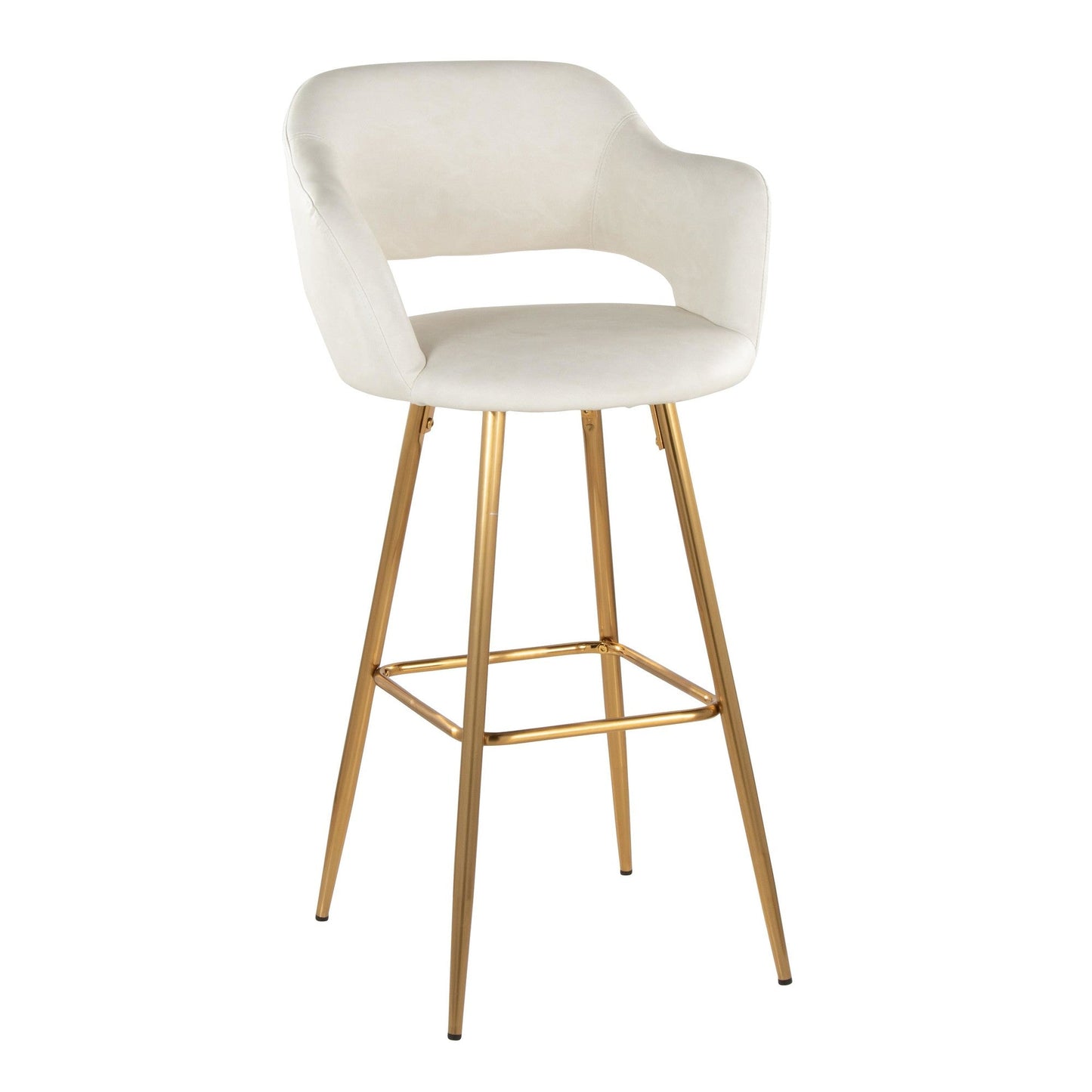 Majestic Office Furniture 30" Fixed-Height Barstool - Set of 2