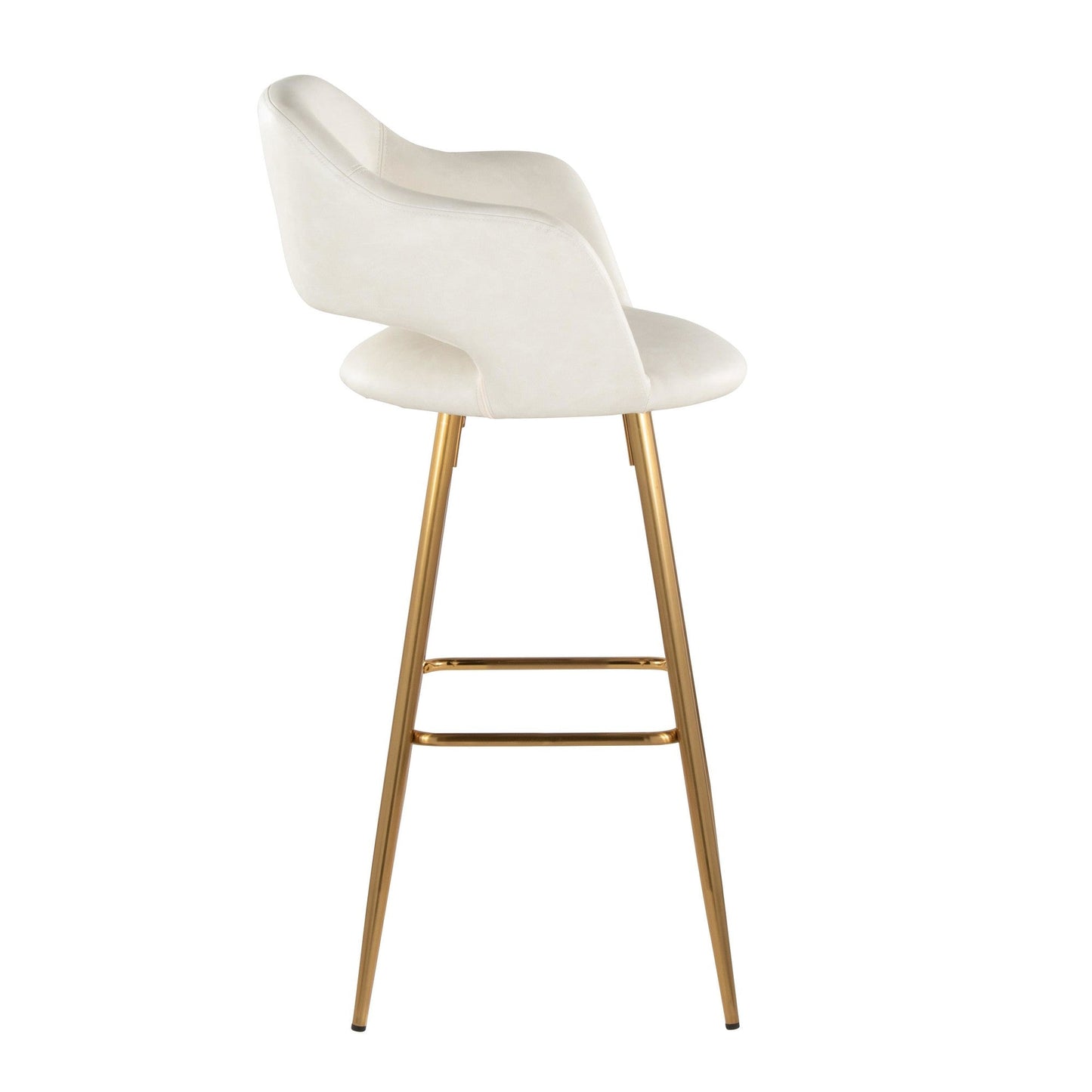 Majestic Office Furniture 30" Fixed-Height Barstool - Set of 2