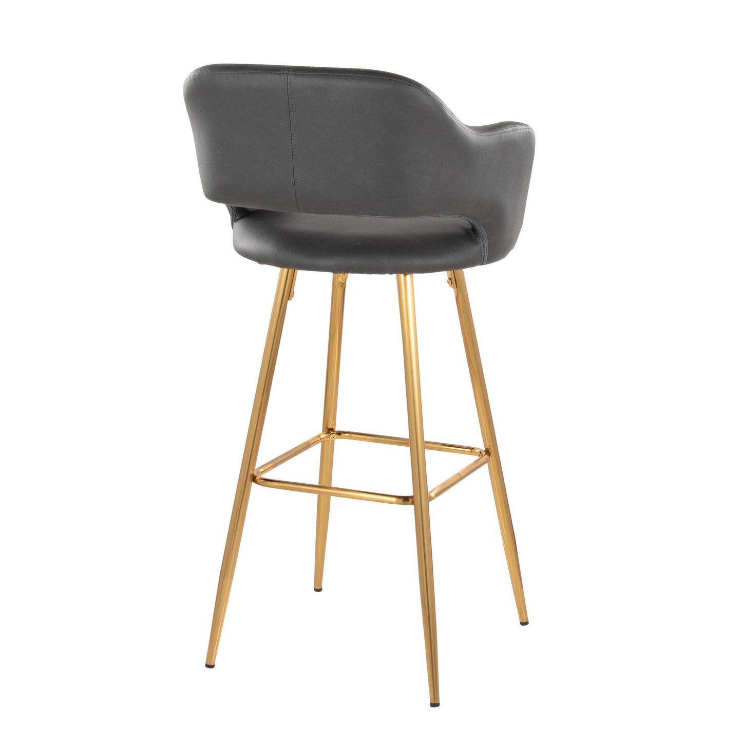 Majestic Office Furniture 30" Fixed-Height Barstool - Set of 2
