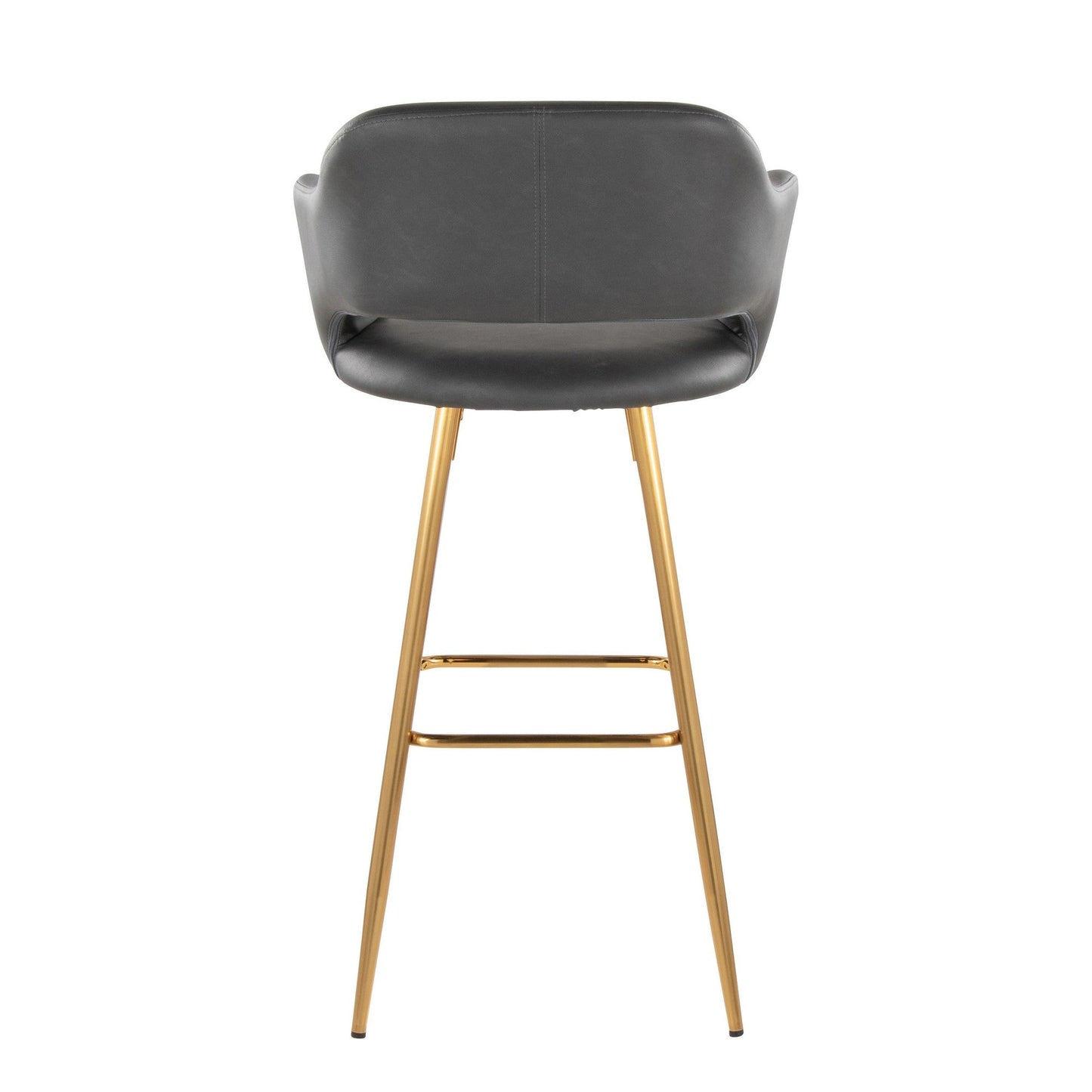 Majestic Office Furniture 30" Fixed-Height Barstool - Set of 2