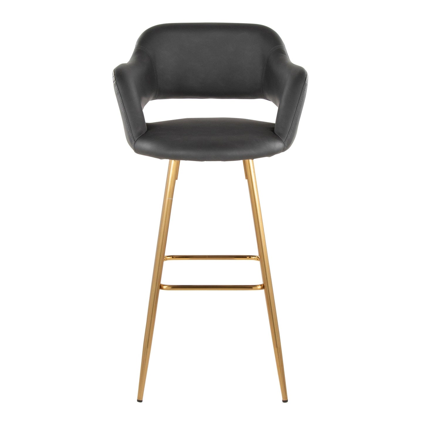 Majestic Office Furniture 30" Fixed-Height Barstool - Set of 2