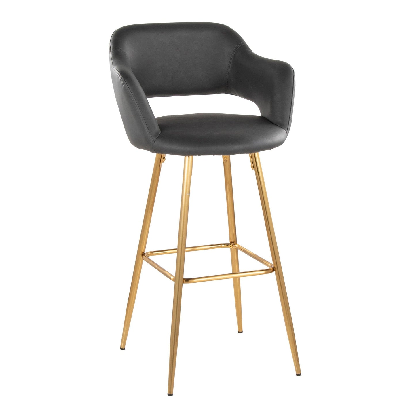 Majestic Office Furniture 30" Fixed-Height Barstool - Set of 2