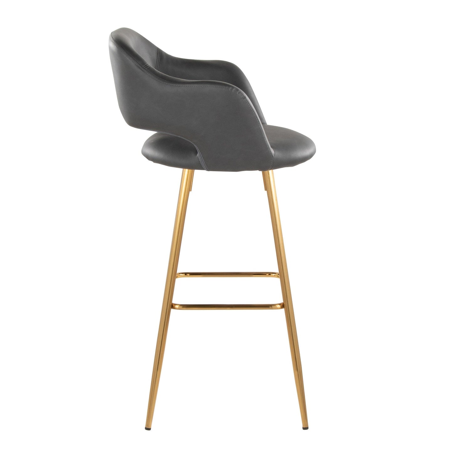 Majestic Office Furniture 30" Fixed-Height Barstool - Set of 2