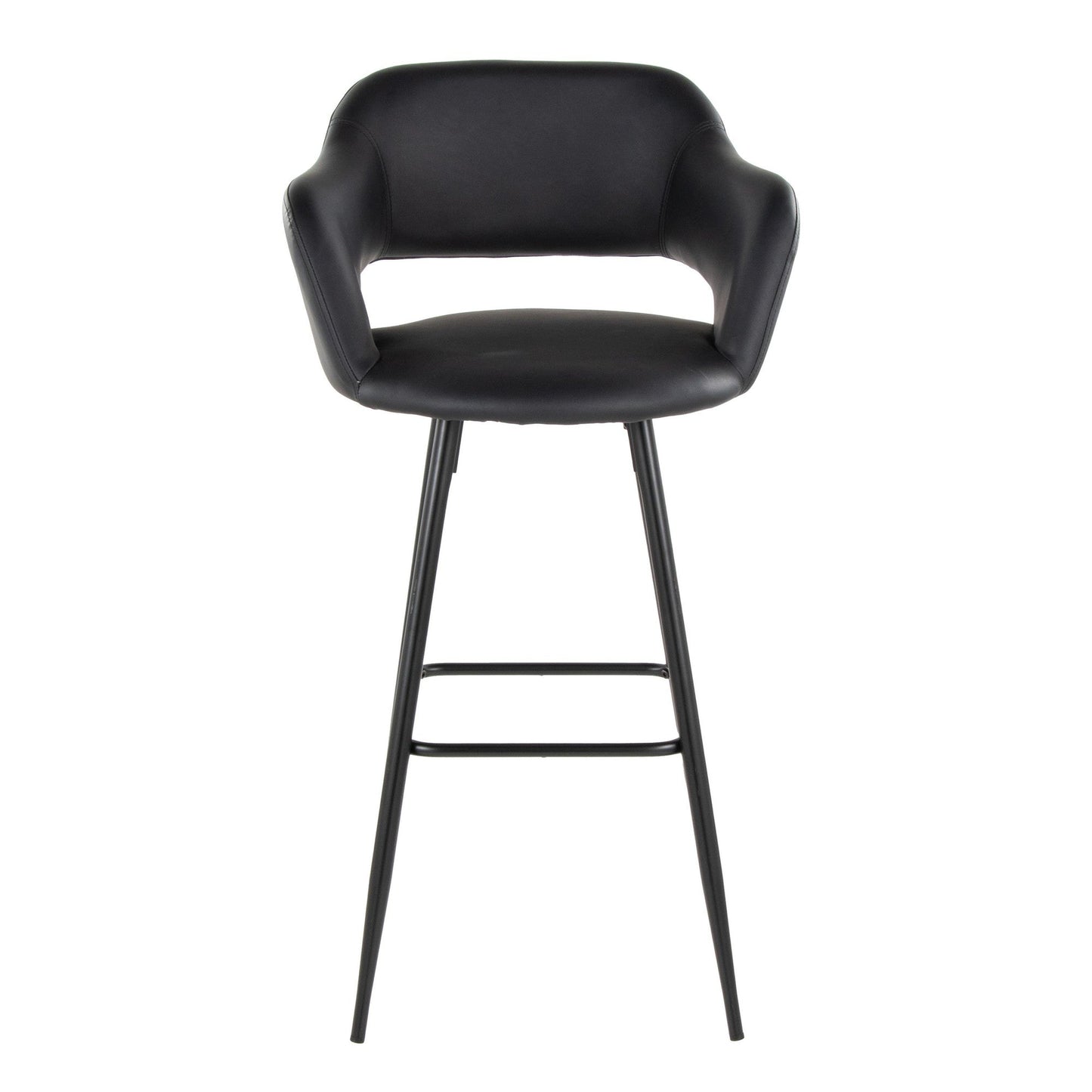 Majestic Office Furniture 30" Fixed-Height Barstool - Set of 2