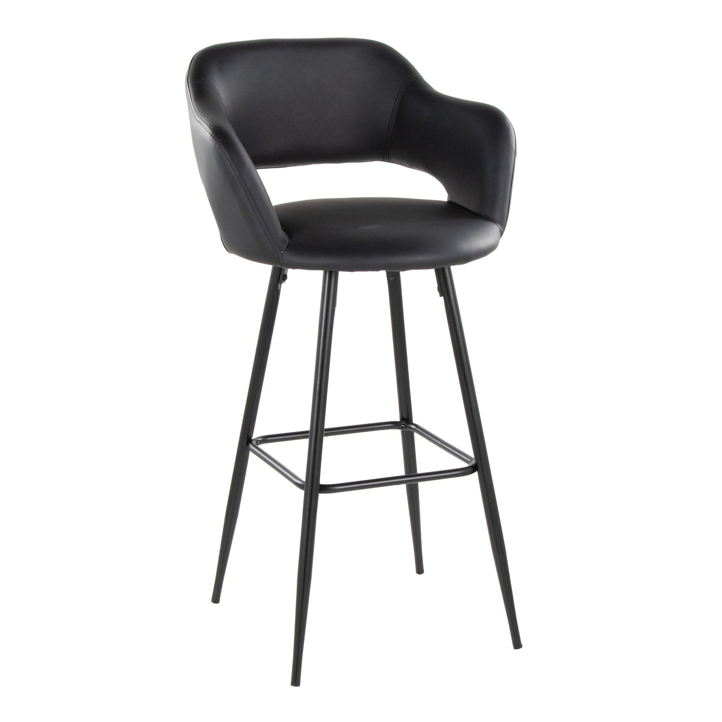 Majestic Office Furniture 30" Fixed-Height Barstool - Set of 2